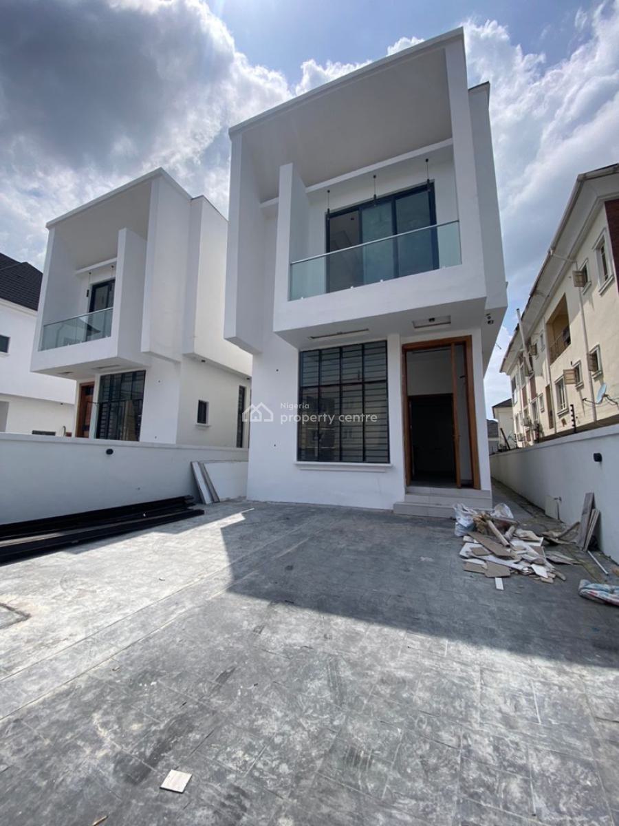5 Bedroom Fully Detached Duplex with a Room Bq, Osapa, Lekki, Lagos, Detached Duplex for Sale