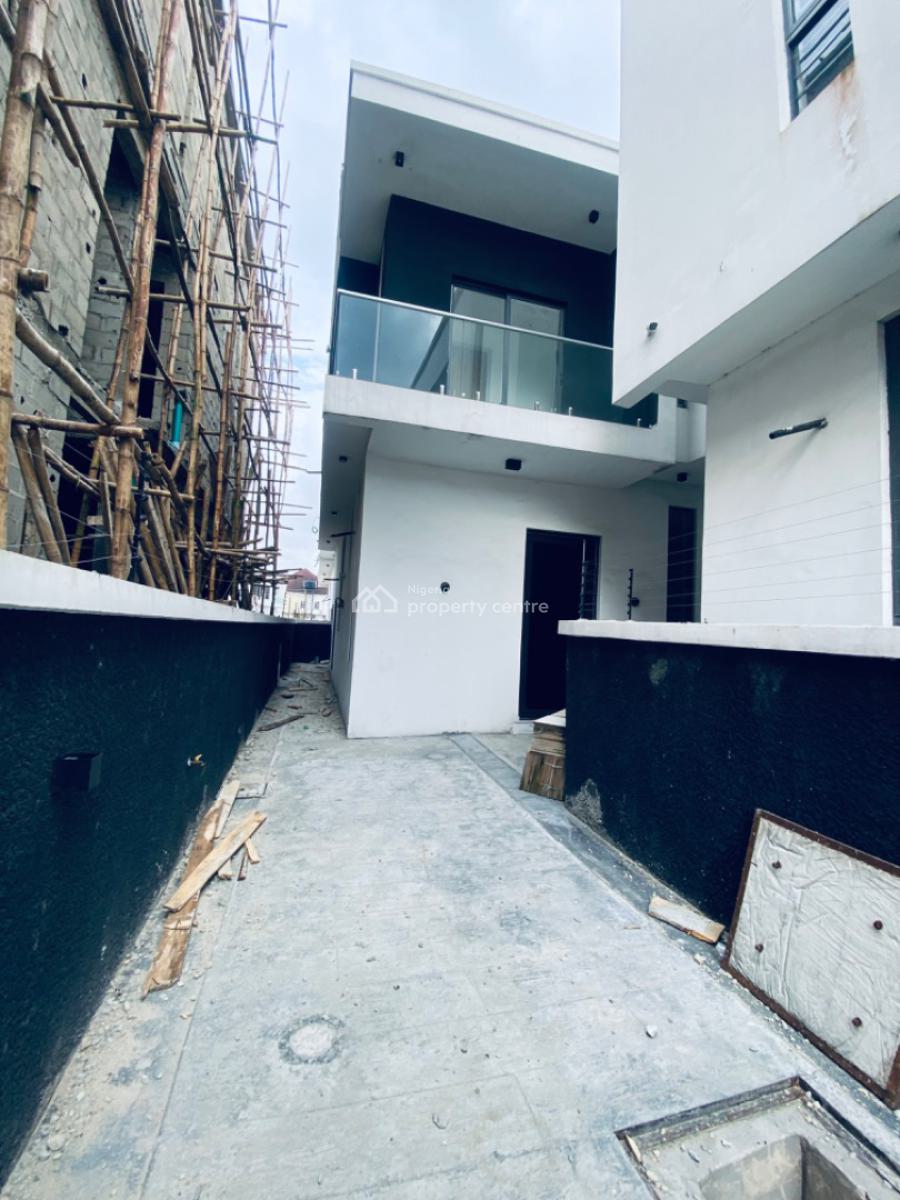 Bran New 4 Bedrooms Semi Detached Duplex with Bq, Chevron, Lekki Phase 2, Lekki, Lagos, Semi-detached Duplex for Rent