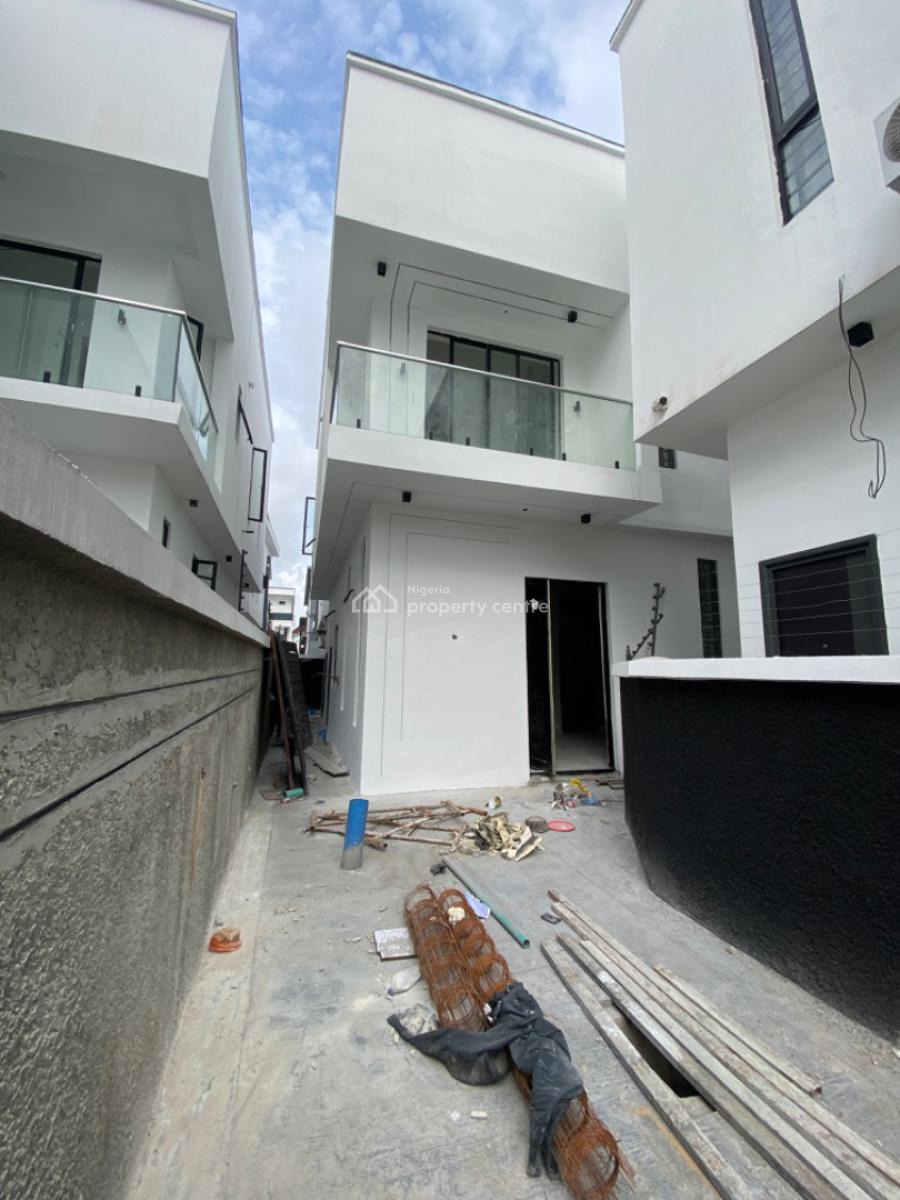 Bran New 4 Bedrooms Semi Detached Duplex with Bq, Chevron, Lekki Phase 2, Lekki, Lagos, Semi-detached Duplex for Rent