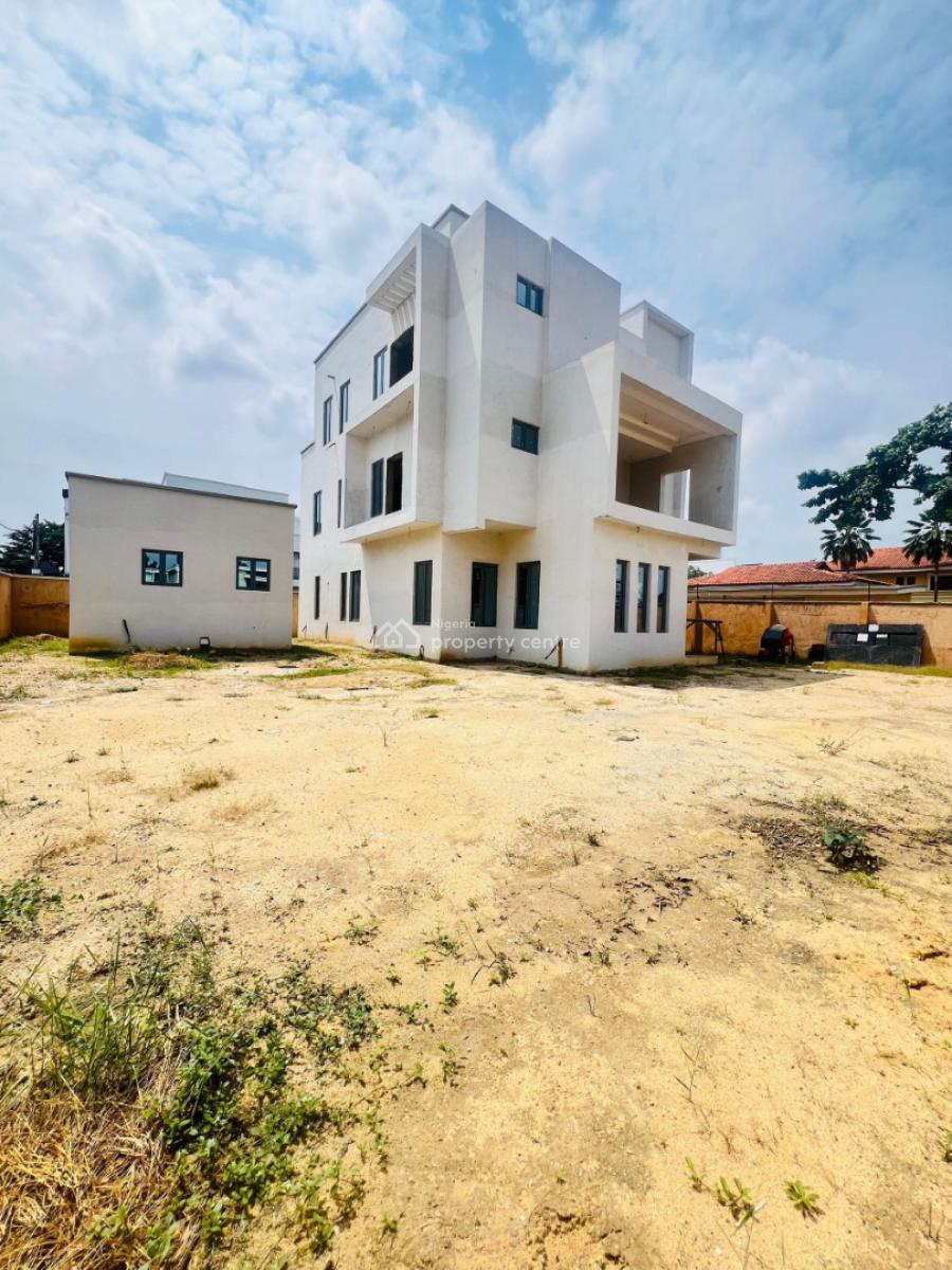 Nicely Built 6 Bedroom Mansion Plus Study,2 Units of 1 Bedroom Self Co, Ikeja Gra, Ikeja, Lagos, Detached Duplex for Sale