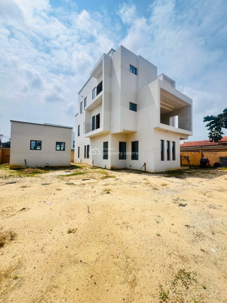 Nicely Built 6 Bedroom Mansion Plus Study,2 Units of 1 Bedroom Self Co, Ikeja Gra, Ikeja, Lagos, House for Sale