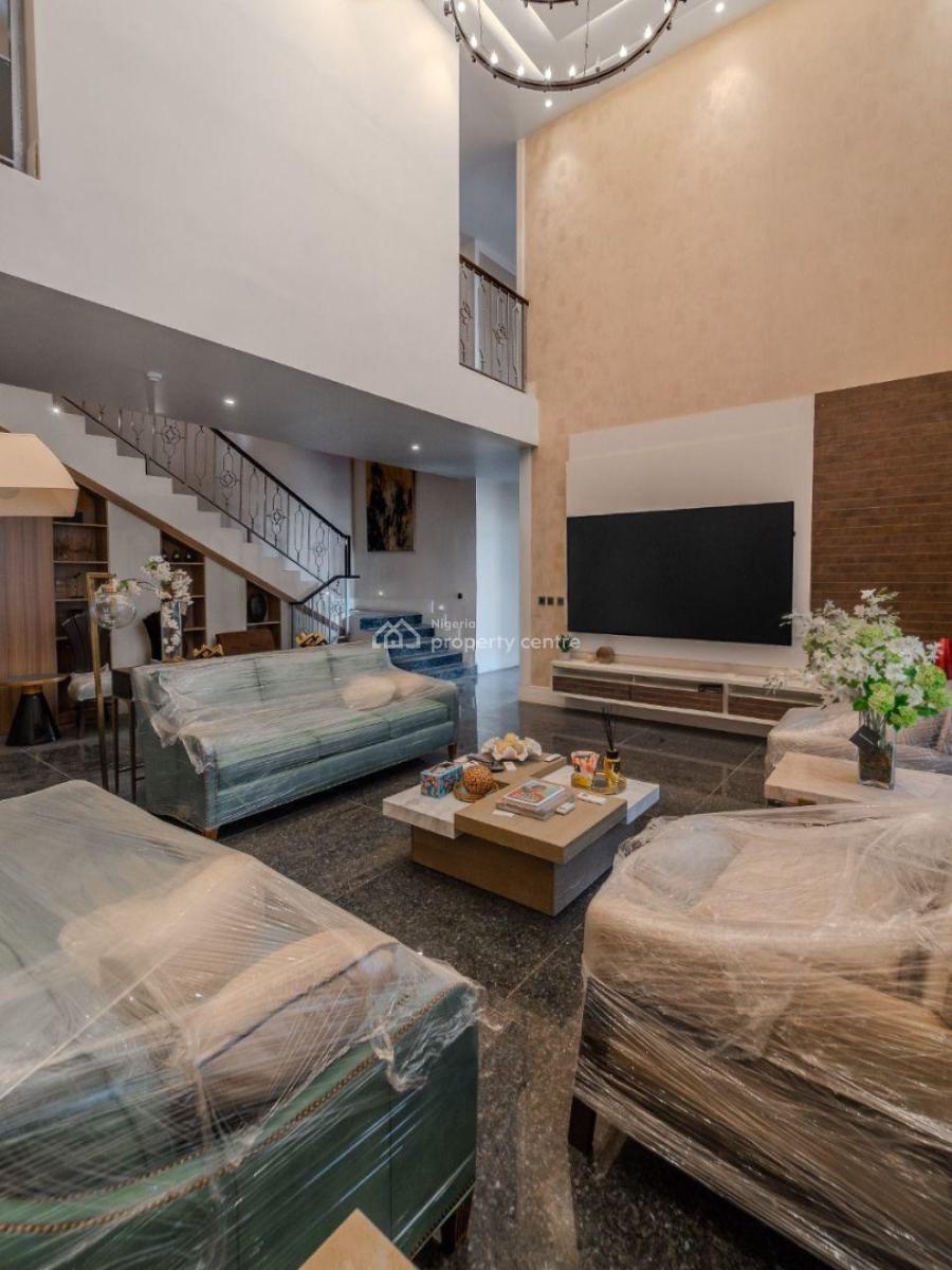 Exquisite 5 Bedroom Detached with Cinema, Rooftop Terrace ,pool and Bq, Osapa, Lekki, Lagos, Detached Duplex for Sale