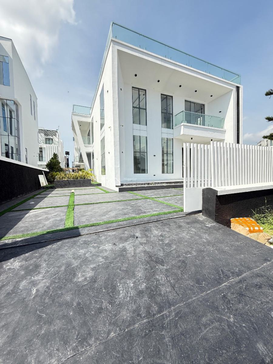 Exquisite 5 Bedroom Detached with Cinema, Rooftop Terrace ,pool and Bq, Osapa, Lekki, Lagos, Detached Duplex for Sale
