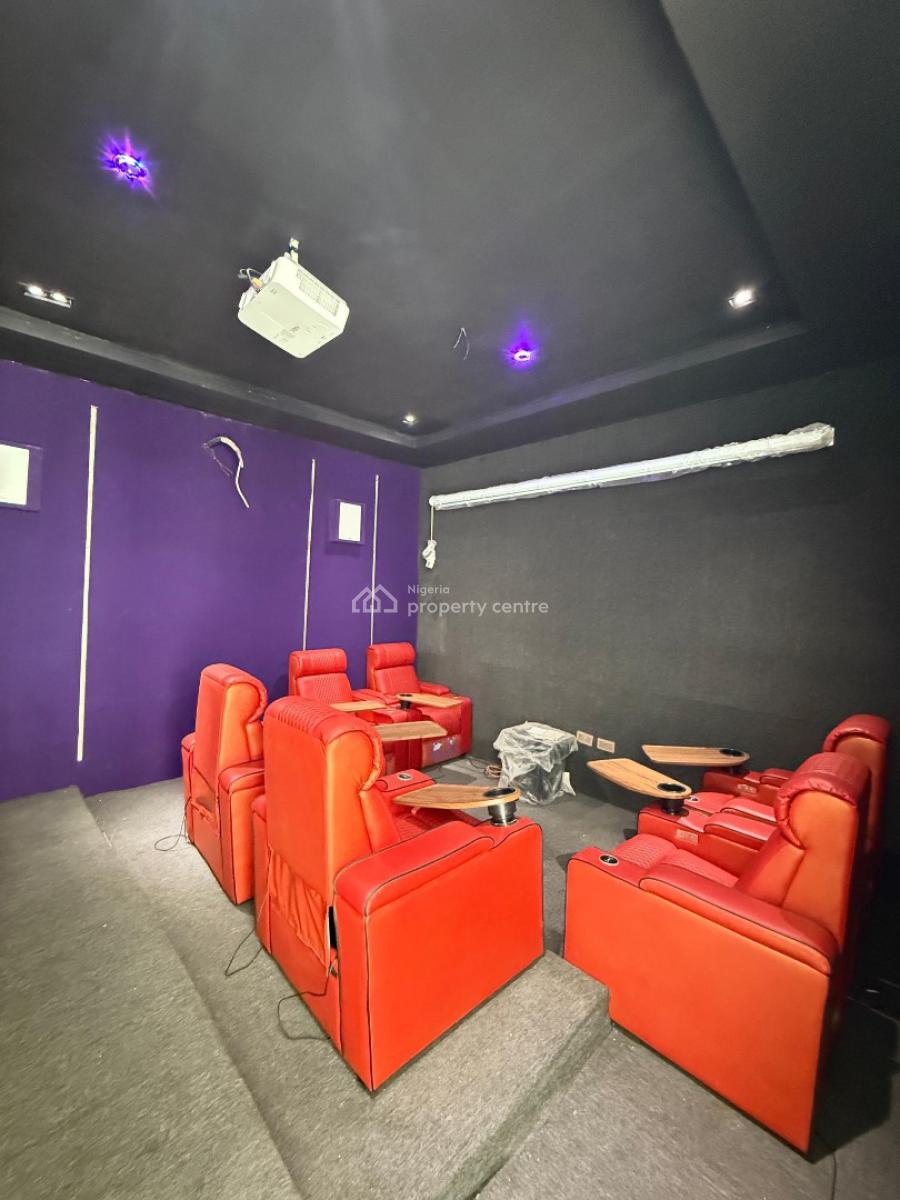 Exquisite 5 Bedroom Detached with Cinema, Rooftop Terrace ,pool and Bq, Osapa, Lekki, Lagos, Detached Duplex for Sale