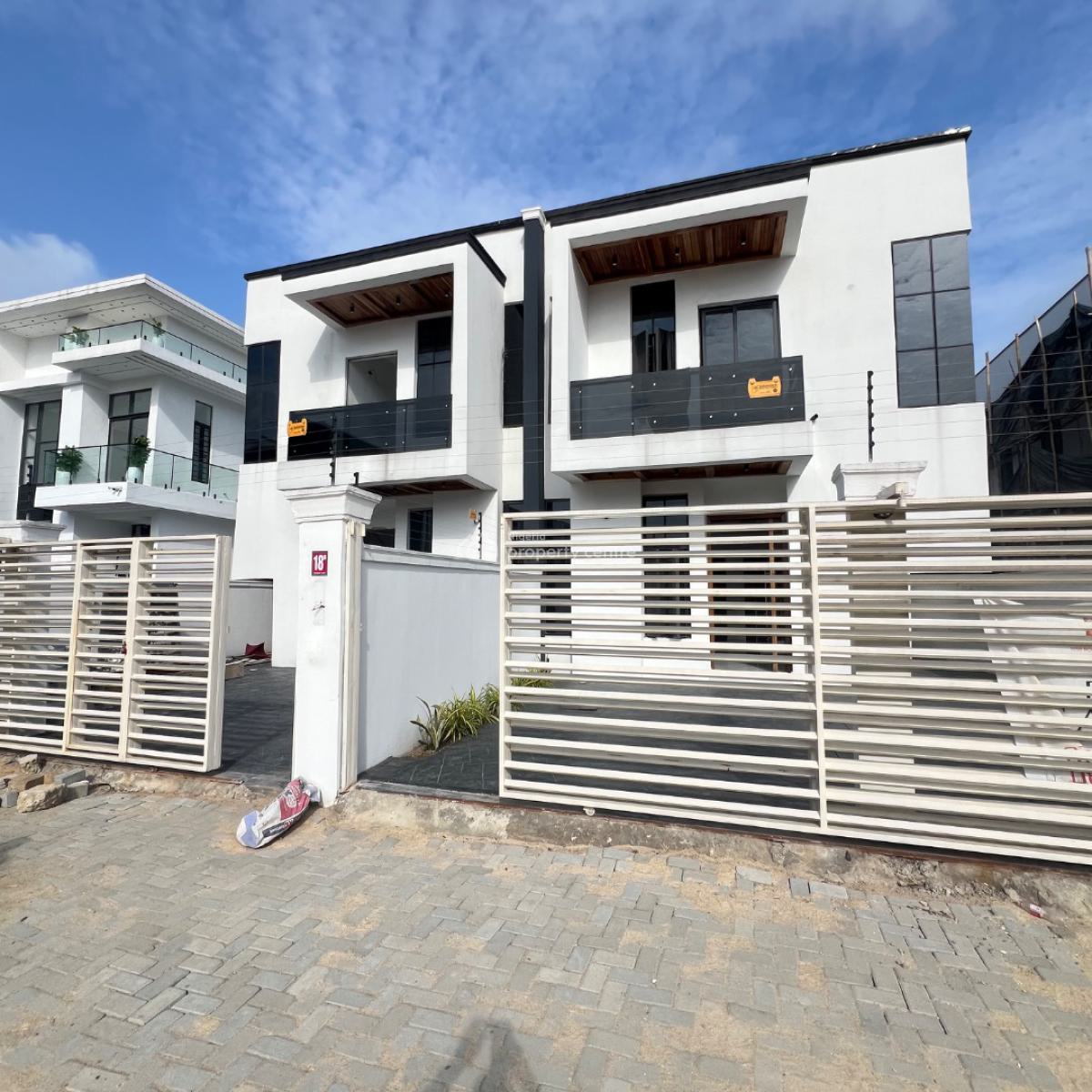 4 Bedroom Semi Detached & Bq, Ikota, Lekki, Lagos, Semi-detached Duplex for Sale