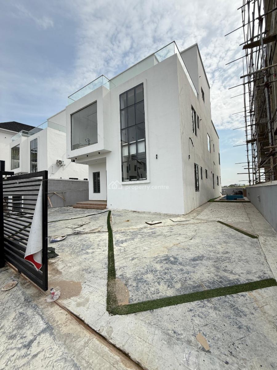 Exquisite 5 Bedroom Detached Duplex with Rooftop Terrace, Pool and Bq, Osapa, Lekki, Lagos, Detached Duplex for Sale