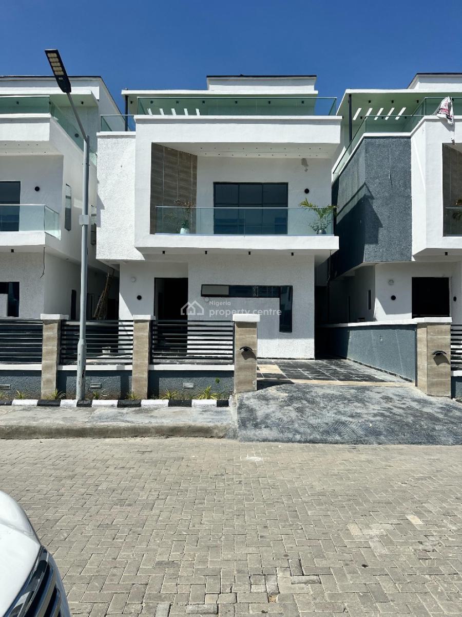 Exquisitely Built 5 Bedroom Detached with Cinema, Rooftop Terrace & Bq, Osapa, Lekki, Lagos, Detached Duplex for Sale