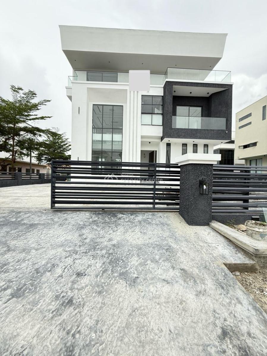Exquisite 5 Bedroom Detached with Cinema, Rooftop Terrace ,pool and Bq, Osapa, Lekki, Lagos, Detached Duplex for Sale