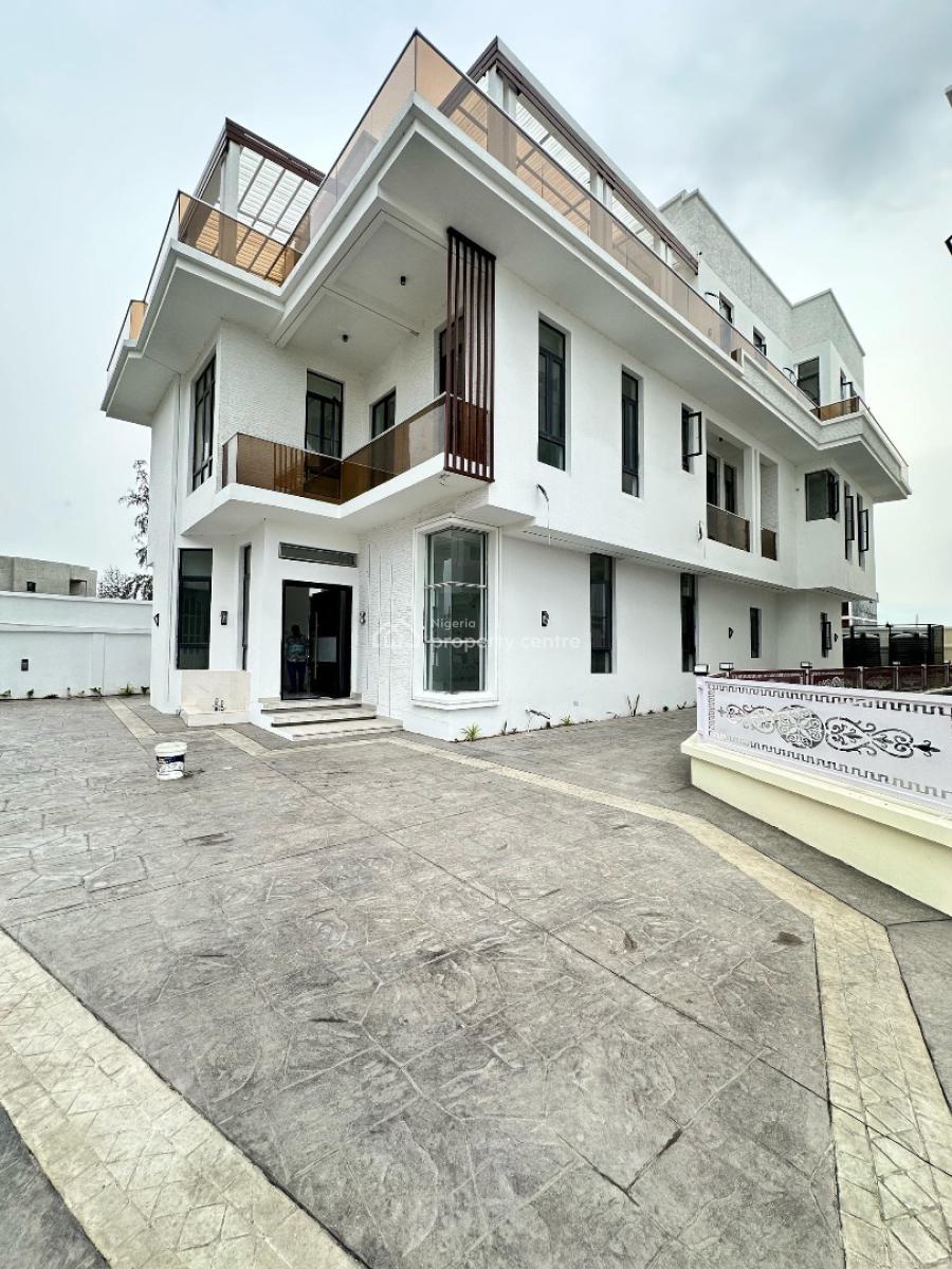 Exquisite 5 Bedrooms Detached with Cinema, Rooftop Terrace, Pool and Bq, Osapa, Lekki, Lagos, Detached Duplex for Sale