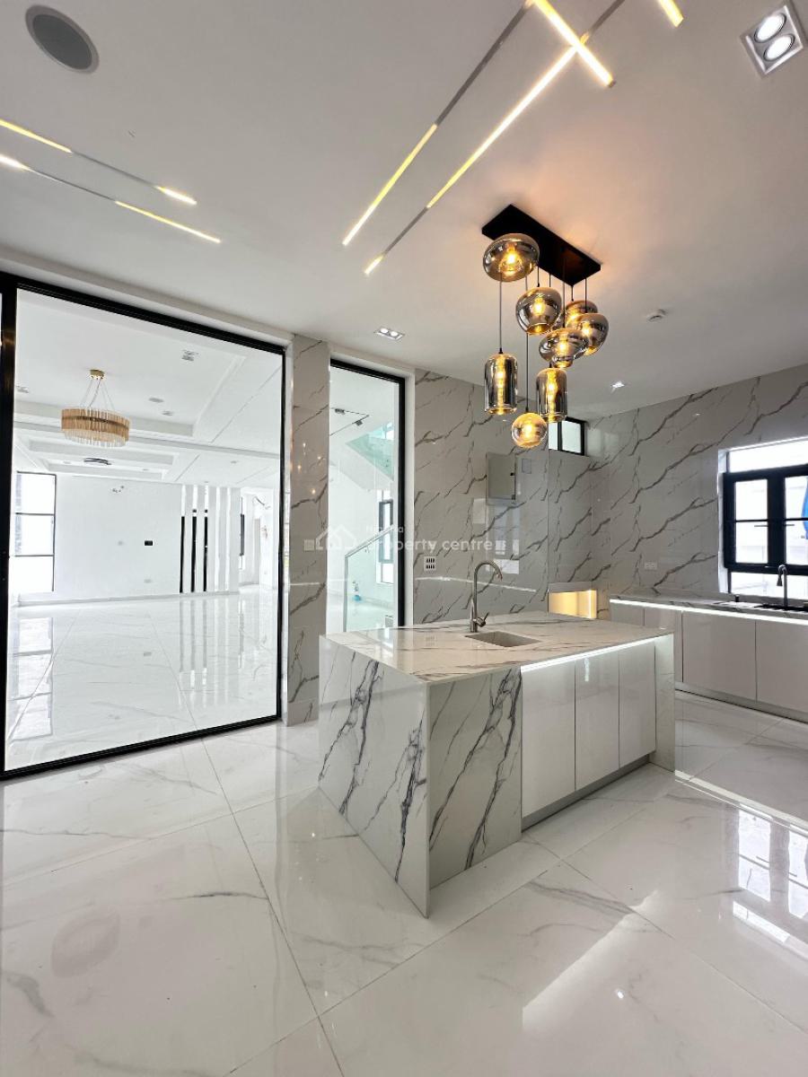 Exquisite 5 Bedrooms Detached with Cinema, Rooftop Terrace, Pool and Bq, Osapa, Lekki, Lagos, Detached Duplex for Sale