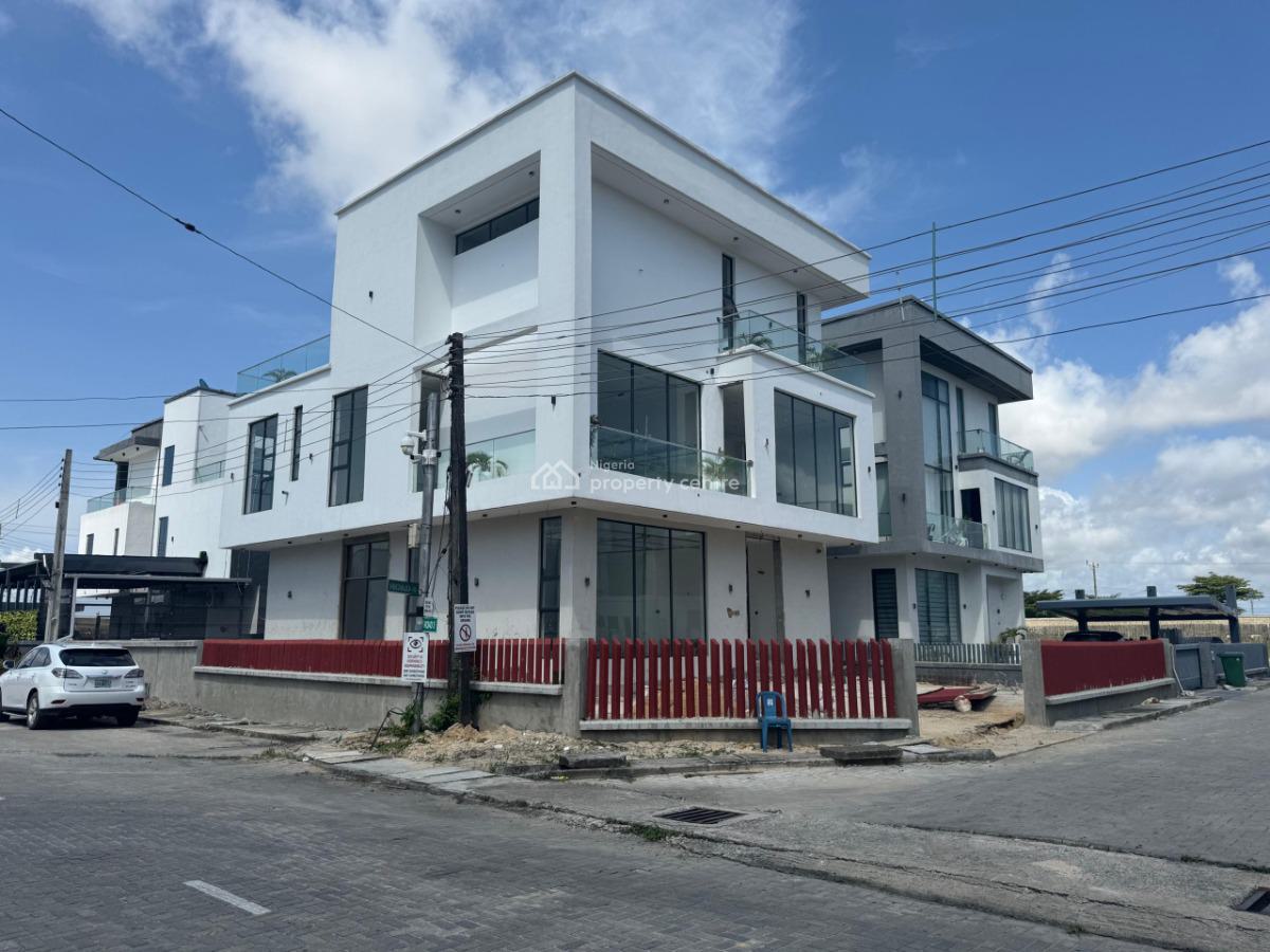 Luxurious 5 Bedrooms Detached House with Bq, Victoria Park, Osapa, Lekki, Lagos, Detached Duplex for Sale