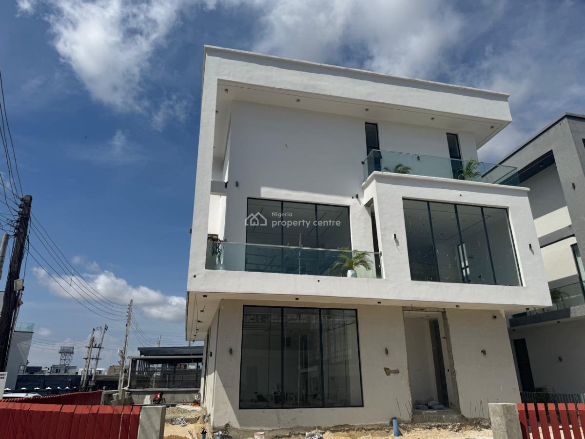 Luxurious 5 Bedrooms Detached House with Bq, Victoria Park, Osapa, Lekki, Lagos, Detached Duplex for Sale