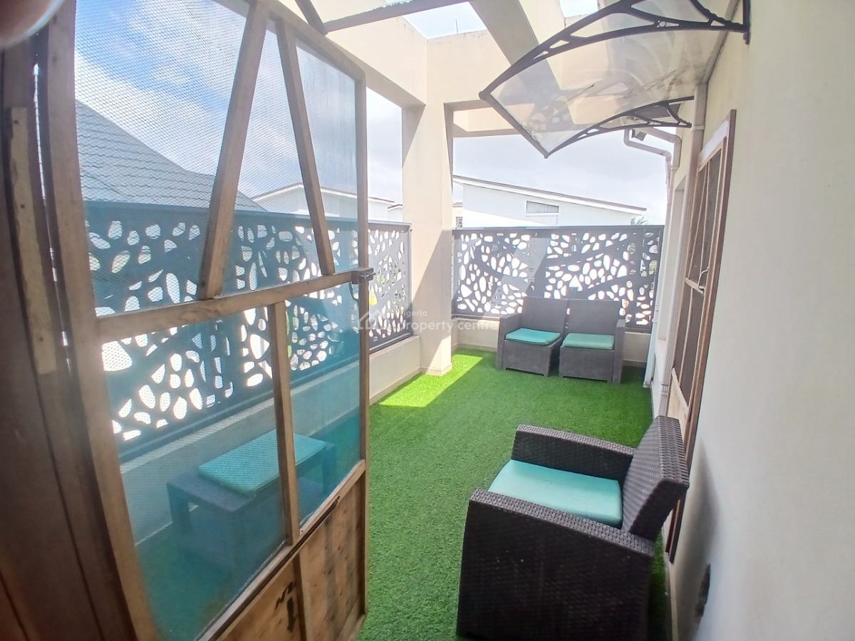 Self Service 3 Bedroom Maisonette with an Open Terrace, Osapa, Lekki, Lagos, Flat / Apartment for Rent