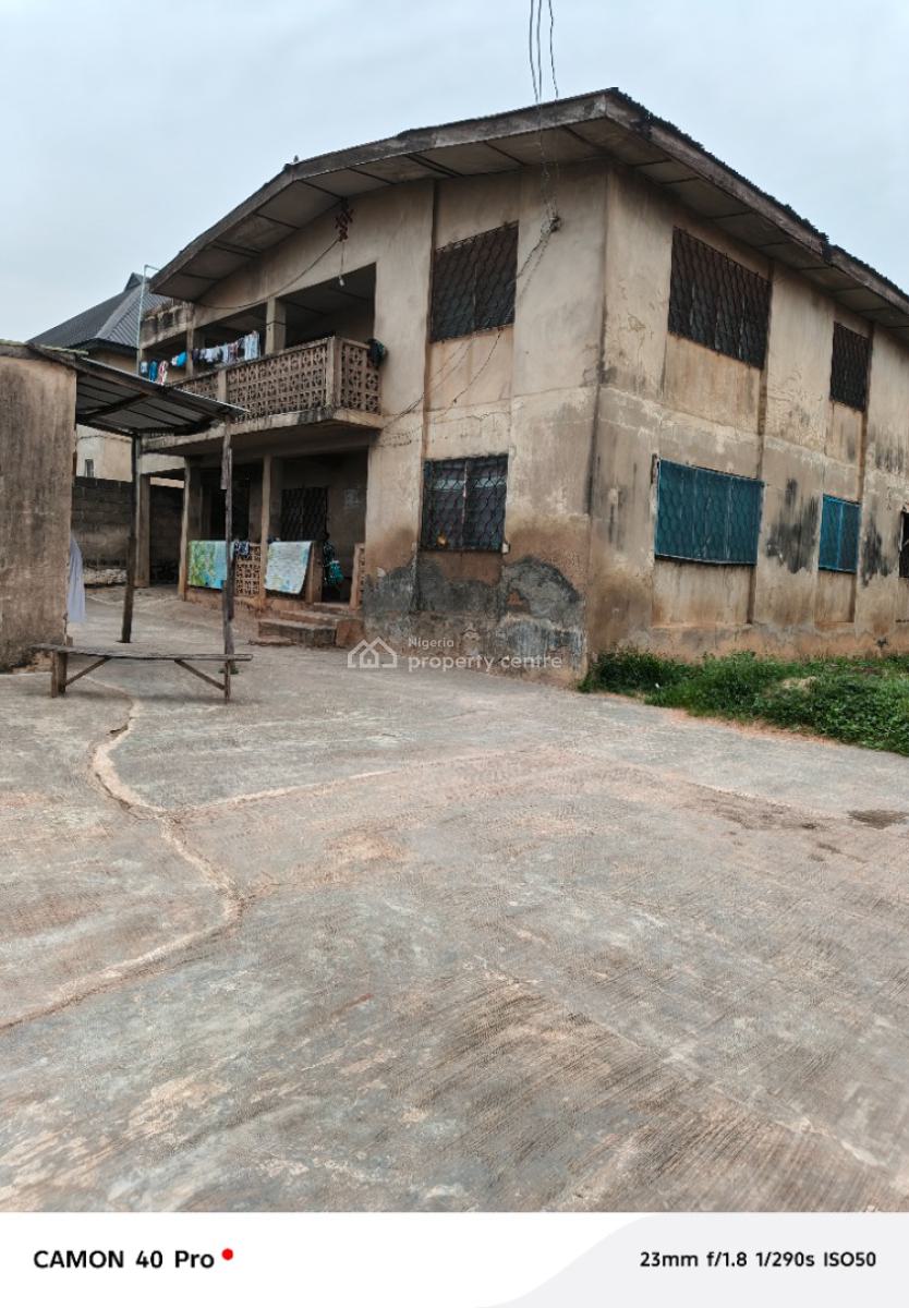 a Tenement Building of 16 Rooms and a Shop, Sanyo Boluwaji Express, Ibadan South-east, Oyo, House for Sale