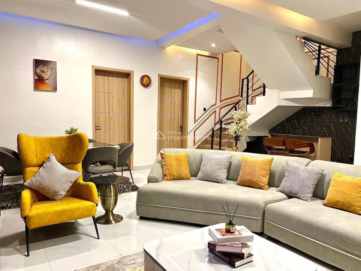 a Brand New Luxury 3 Bedroom Maisonette, Freedomway, Lekki Phase 1, Lekki, Lagos, House Short Let