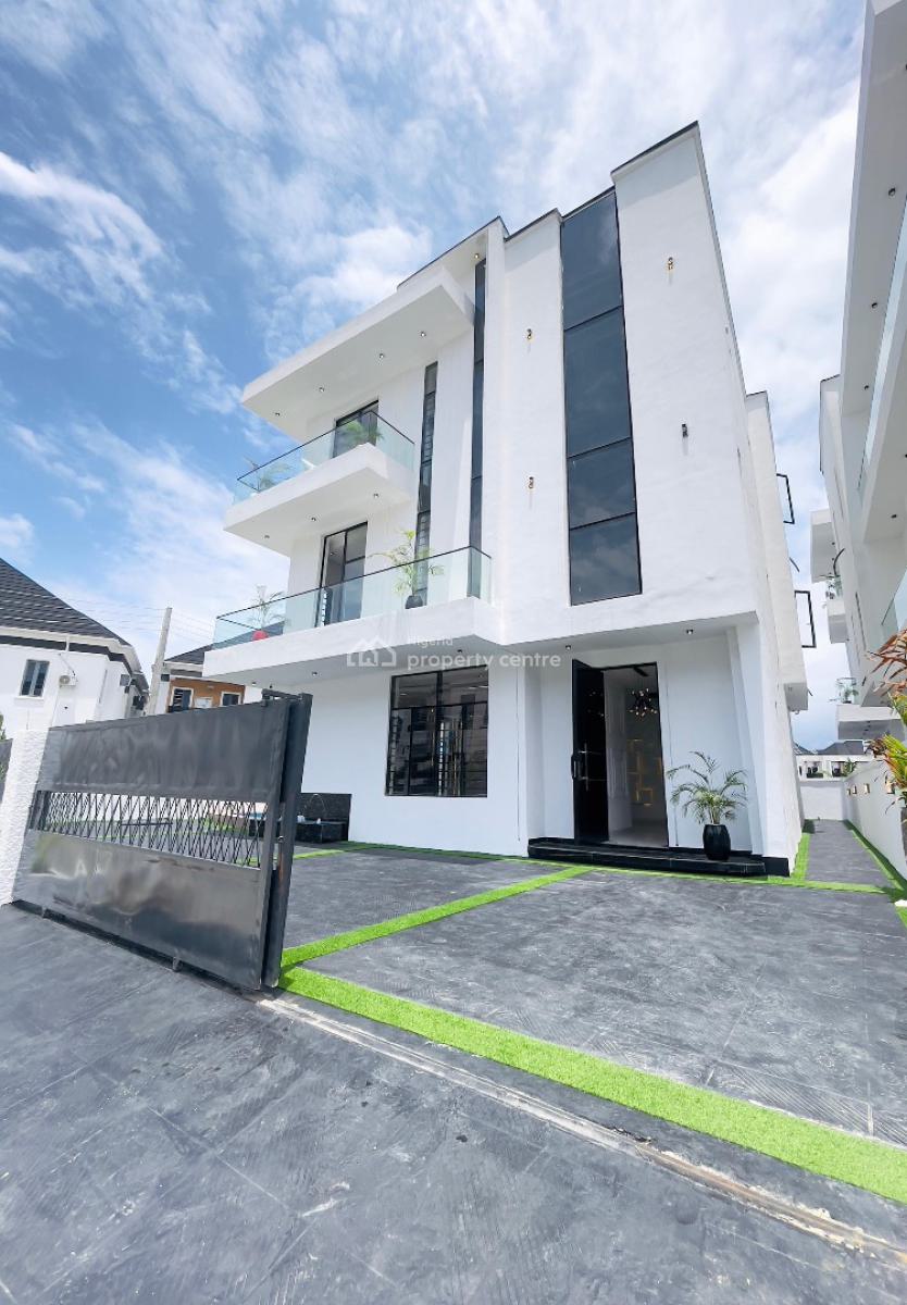 Gigantic 5 Bedroom Fully Detached Duplex, Chevron Toll Gate, Lekki, Lagos, Detached Duplex for Sale