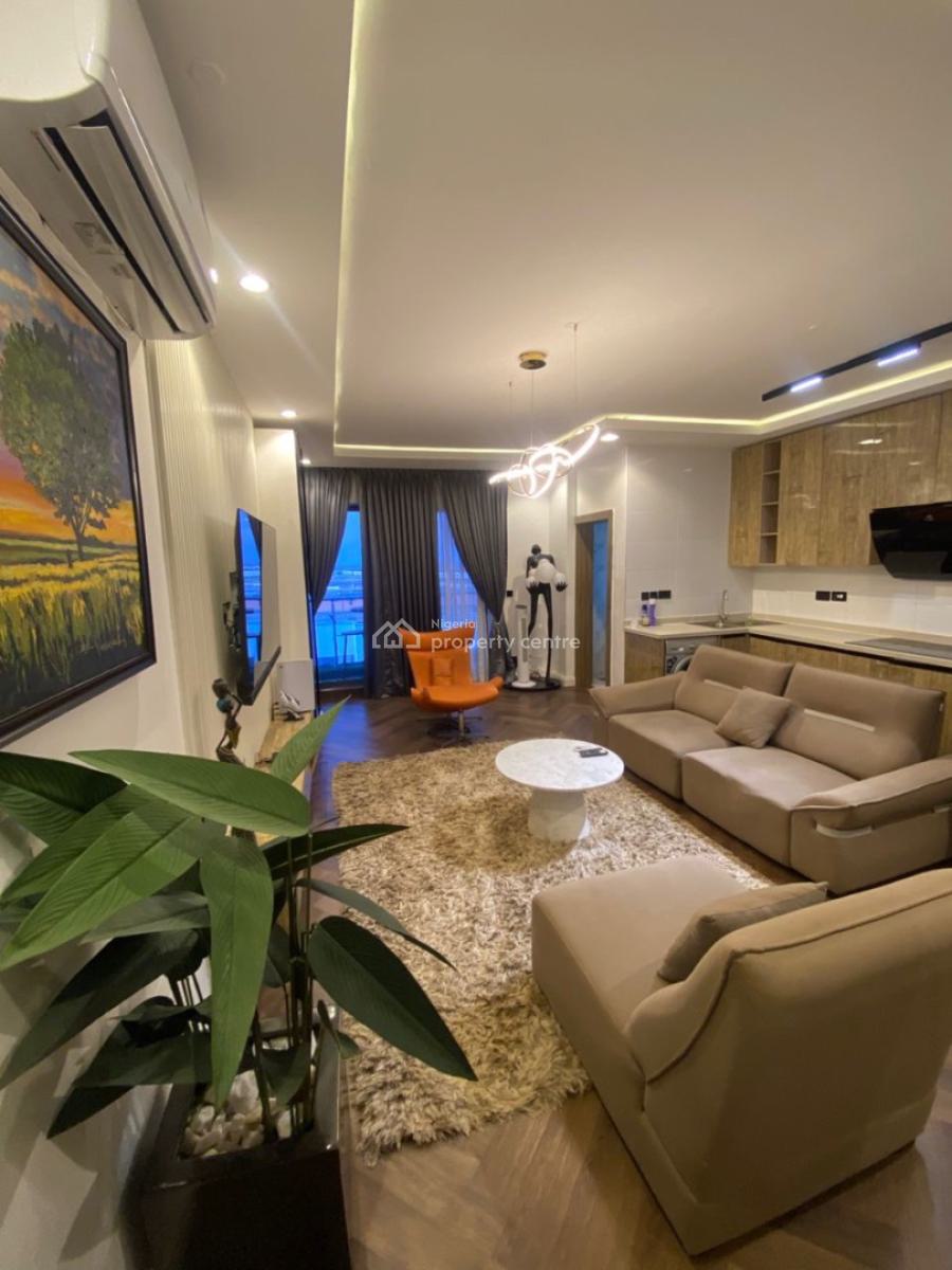Bran New Furnished 2 Bedrooms Condo Apartments on 5th Floor, Lekki Phase 1, Lekki, Lagos, Flat / Apartment for Rent