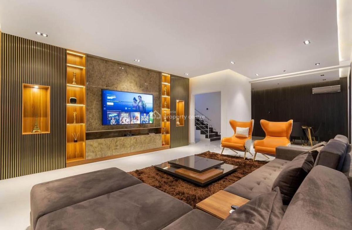 Waterfront 2 Bedroom Apartment with Swimming Pool, Fitted Gym, & Cinema, Lekki Phase 1, Lekki, Lagos, Flat / Apartment Short Let