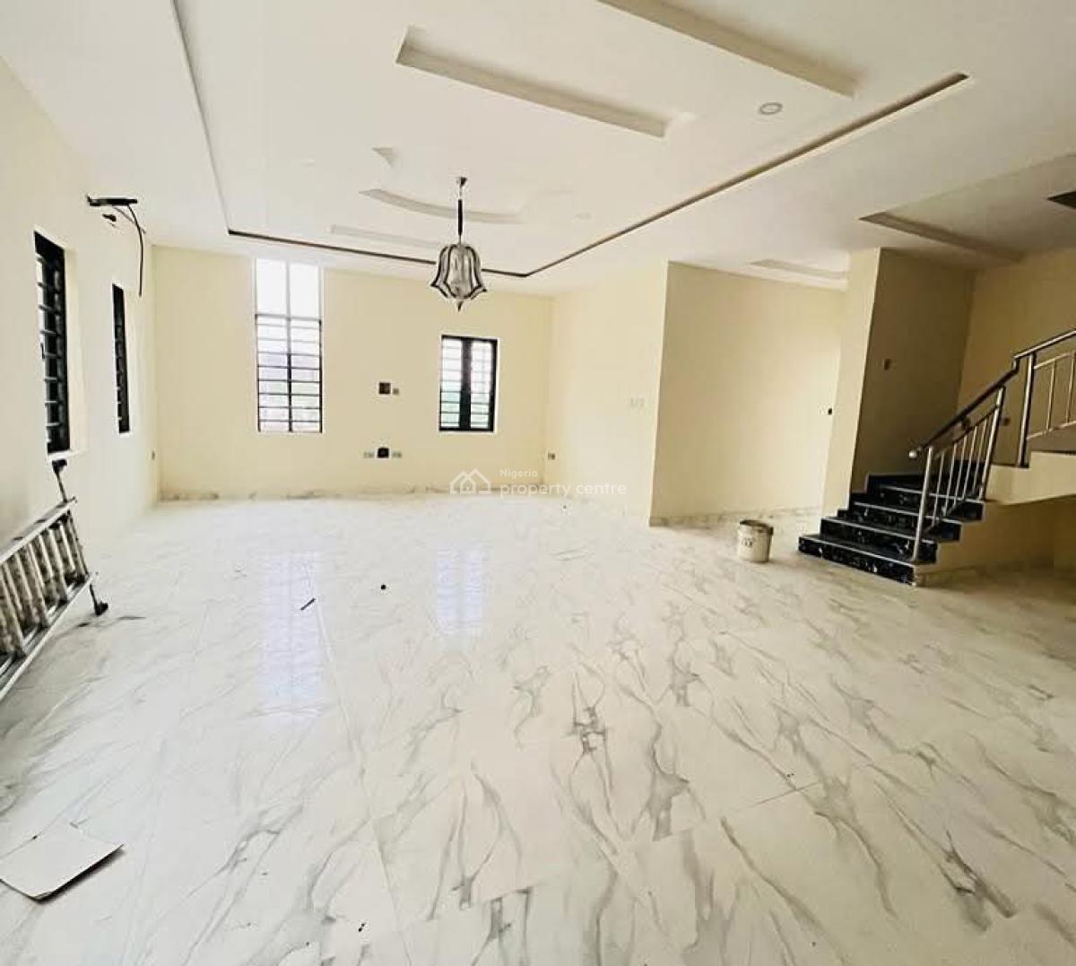 Newly Built 6 Bedroom Detached Duplex with 2 Bqs, Northern Foreshore, Chevron, Lekki, Lagos, Detached Duplex for Sale