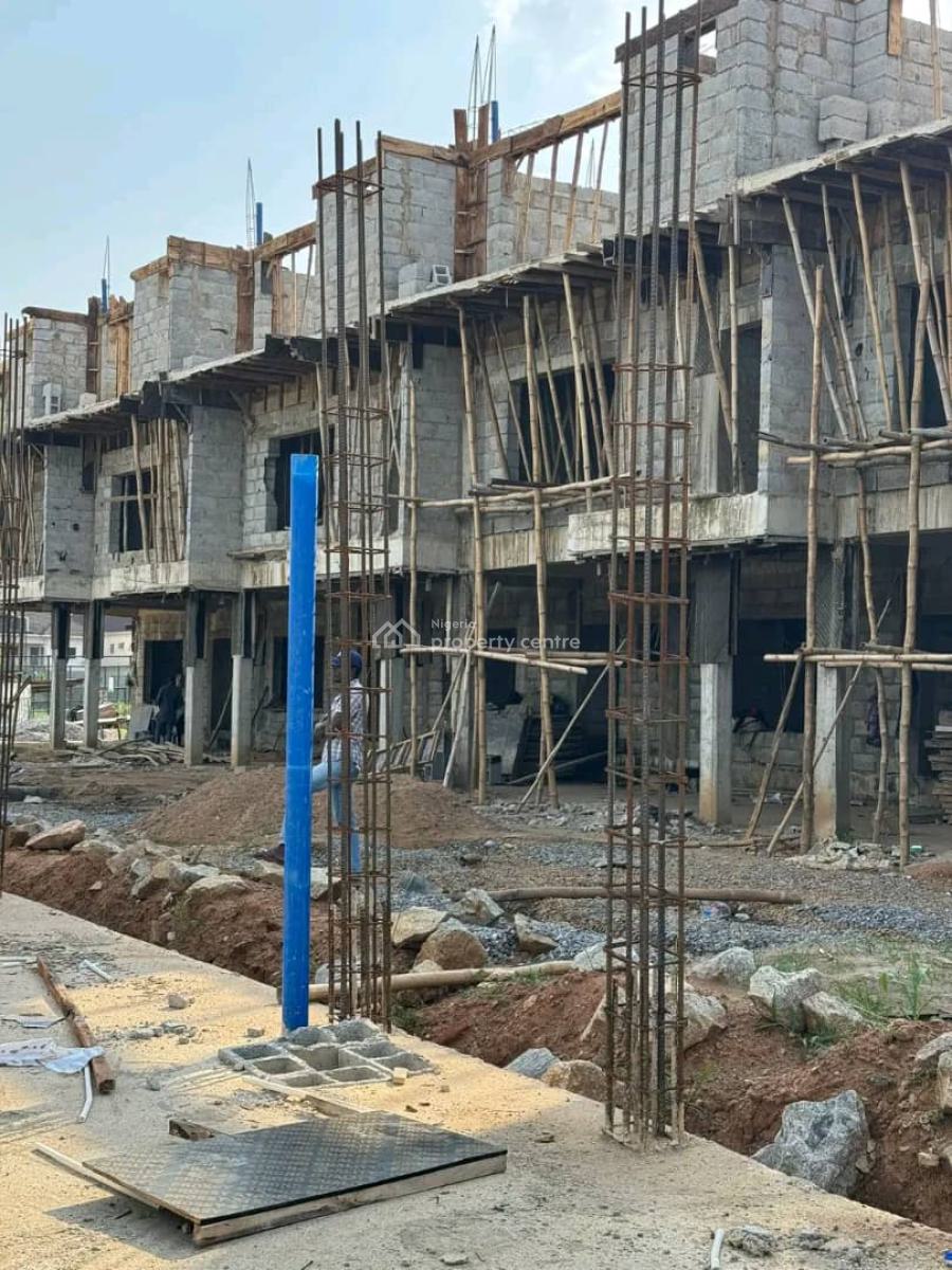 4 Bedrooms Terrace Duplex with a Bq, Apo, Abuja, Terraced Duplex for Sale