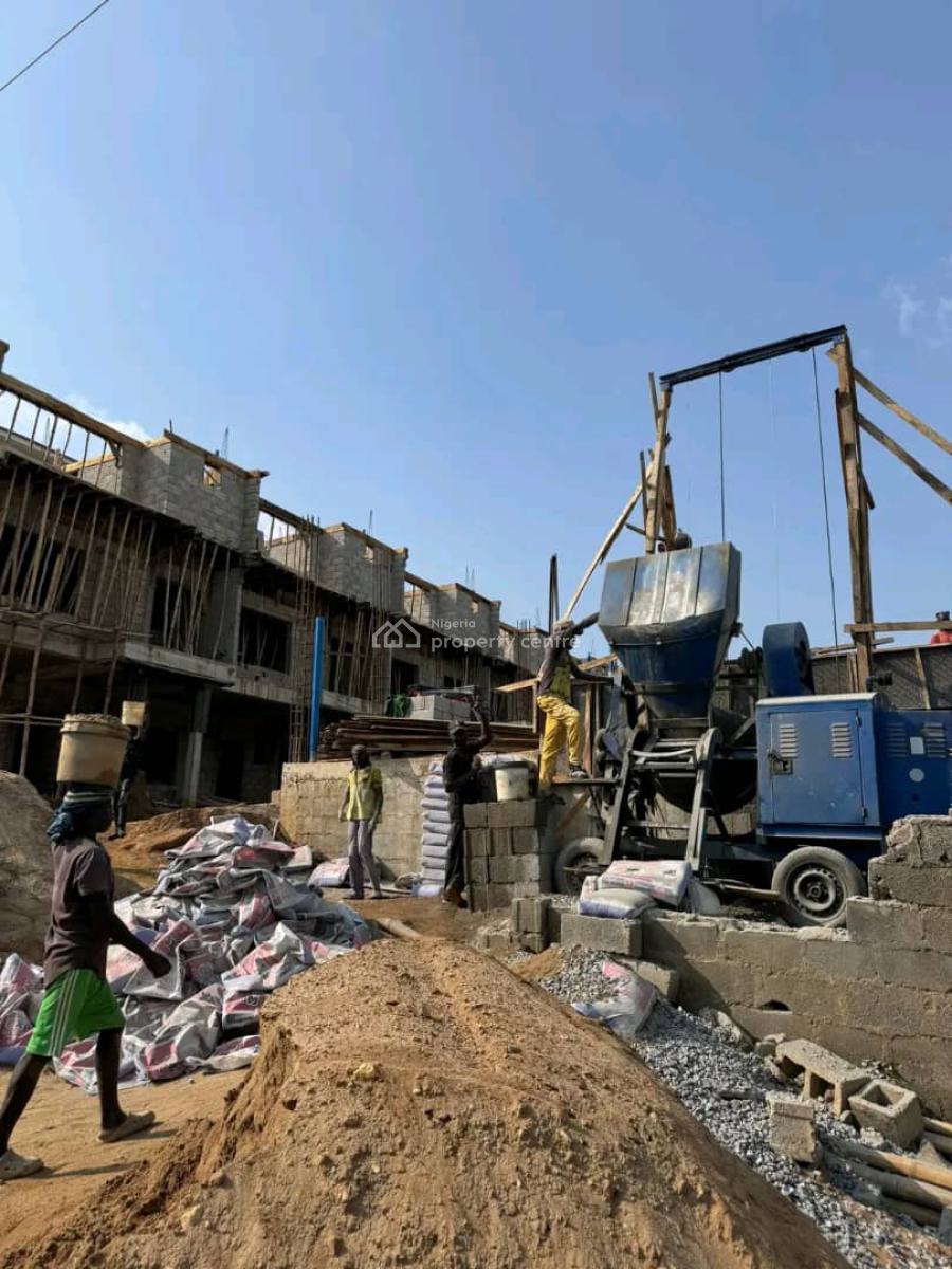 4 Bedrooms Terrace Duplex with a Bq, Apo, Abuja, Terraced Duplex for Sale