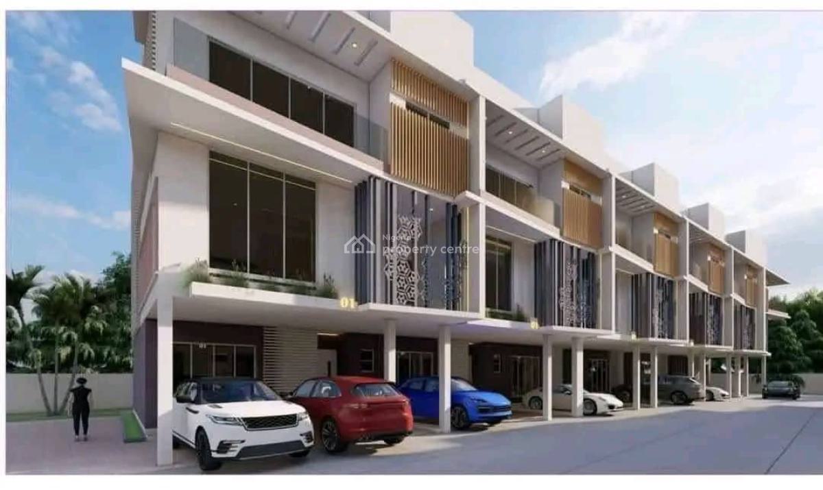 4 Bedrooms Terrace Duplex with a Bq, Apo, Abuja, Terraced Duplex for Sale