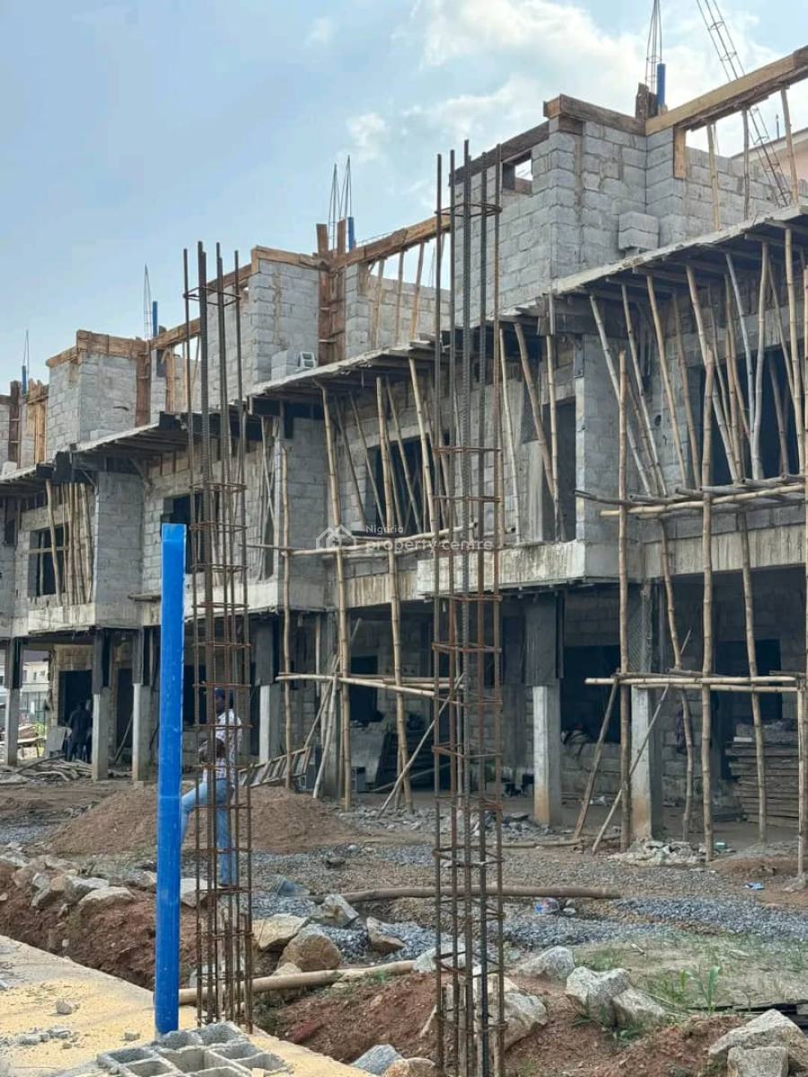 4 Bedrooms Terrace Duplex with a Bq, Apo, Abuja, Terraced Duplex for Sale