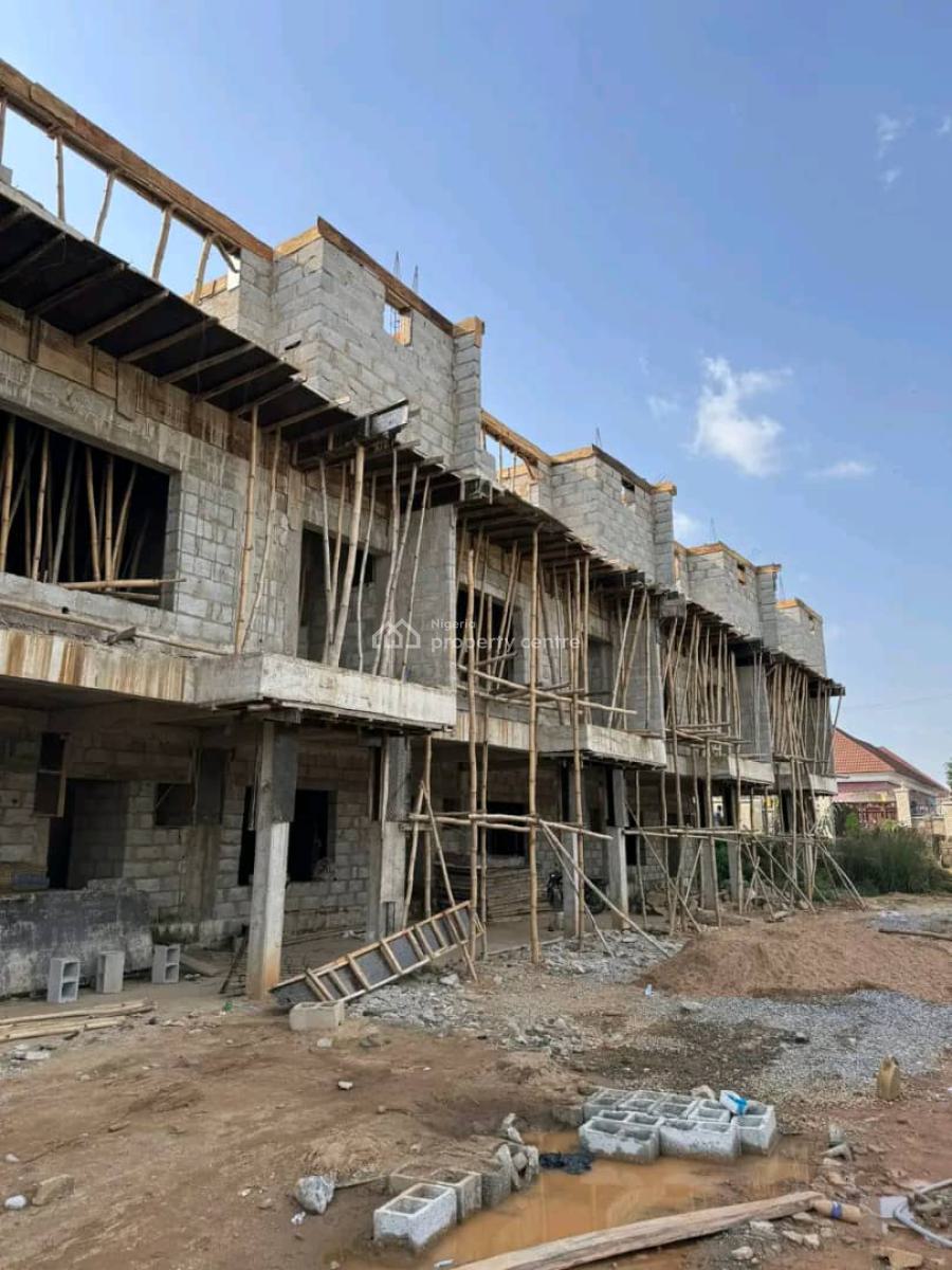 4 Bedrooms Terrace Duplex with a Bq, Apo, Abuja, Terraced Duplex for Sale