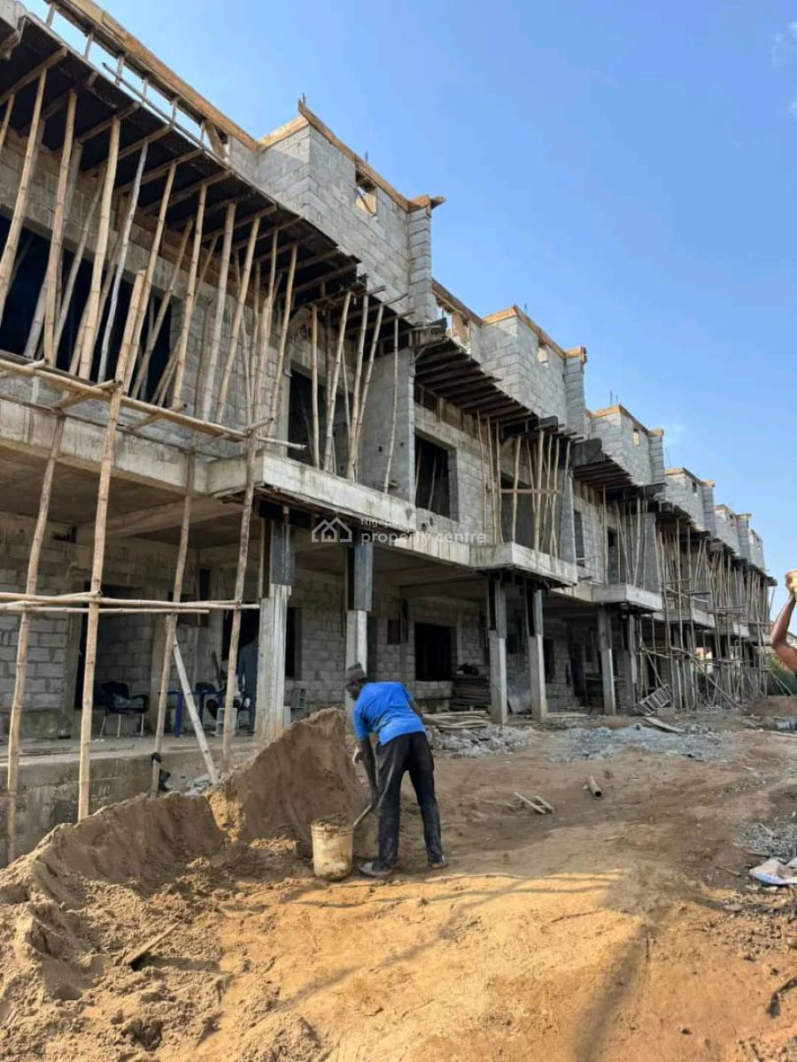 4 Bedrooms Terrace Duplex with a Bq, Apo, Abuja, Terraced Duplex for Sale