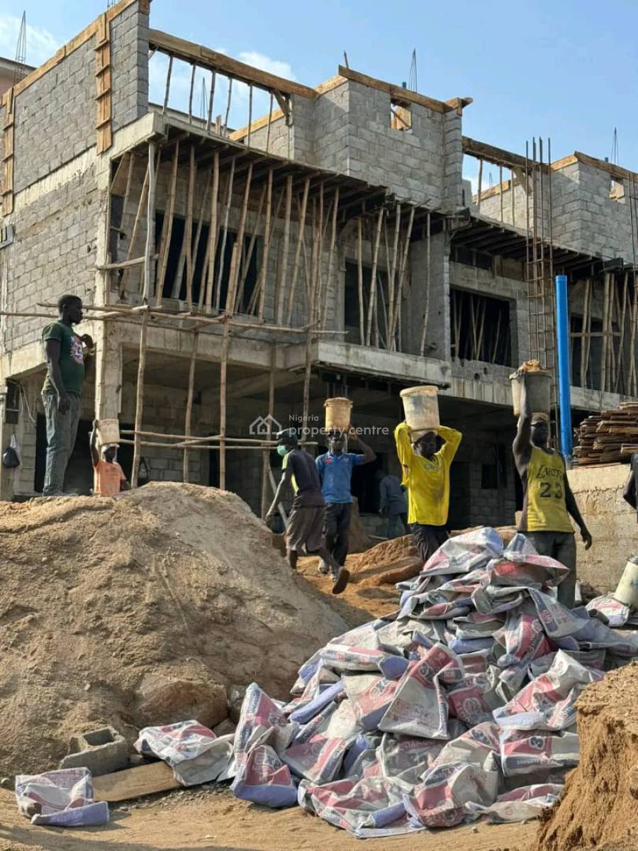 4 Bedrooms Terrace Duplex with a Bq, Apo, Abuja, Terraced Duplex for Sale