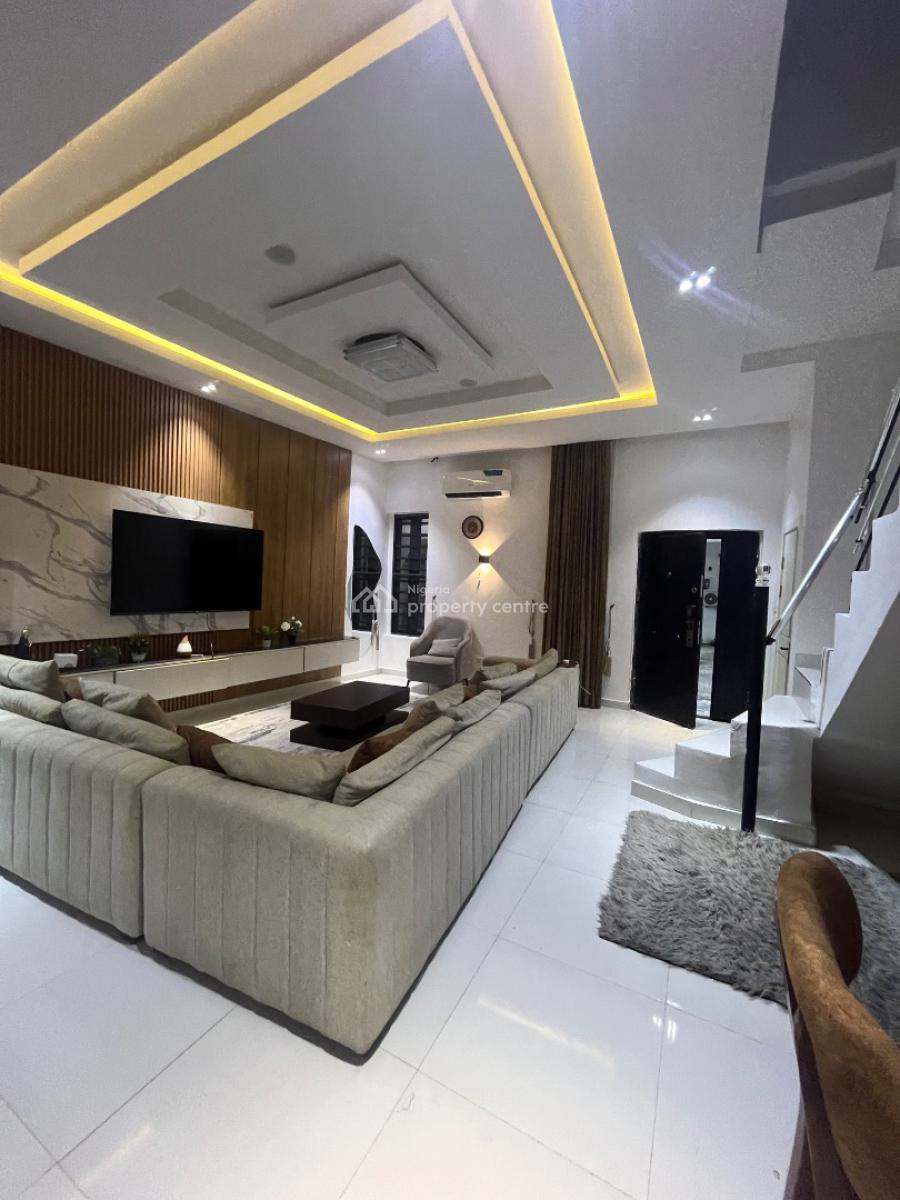 Well Furnished 4 Bedroom All Ensuite Terrace Duplex Duplex, Lekki Palm City, Ajah, Lagos, Terraced Duplex for Rent