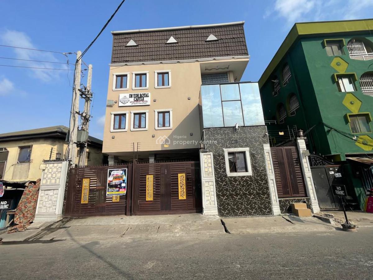 Rwlatively New & Functional Hotel on Land Measuring 690sqm, Ijesha, Surulere, Lagos, Hotel / Guest House for Sale