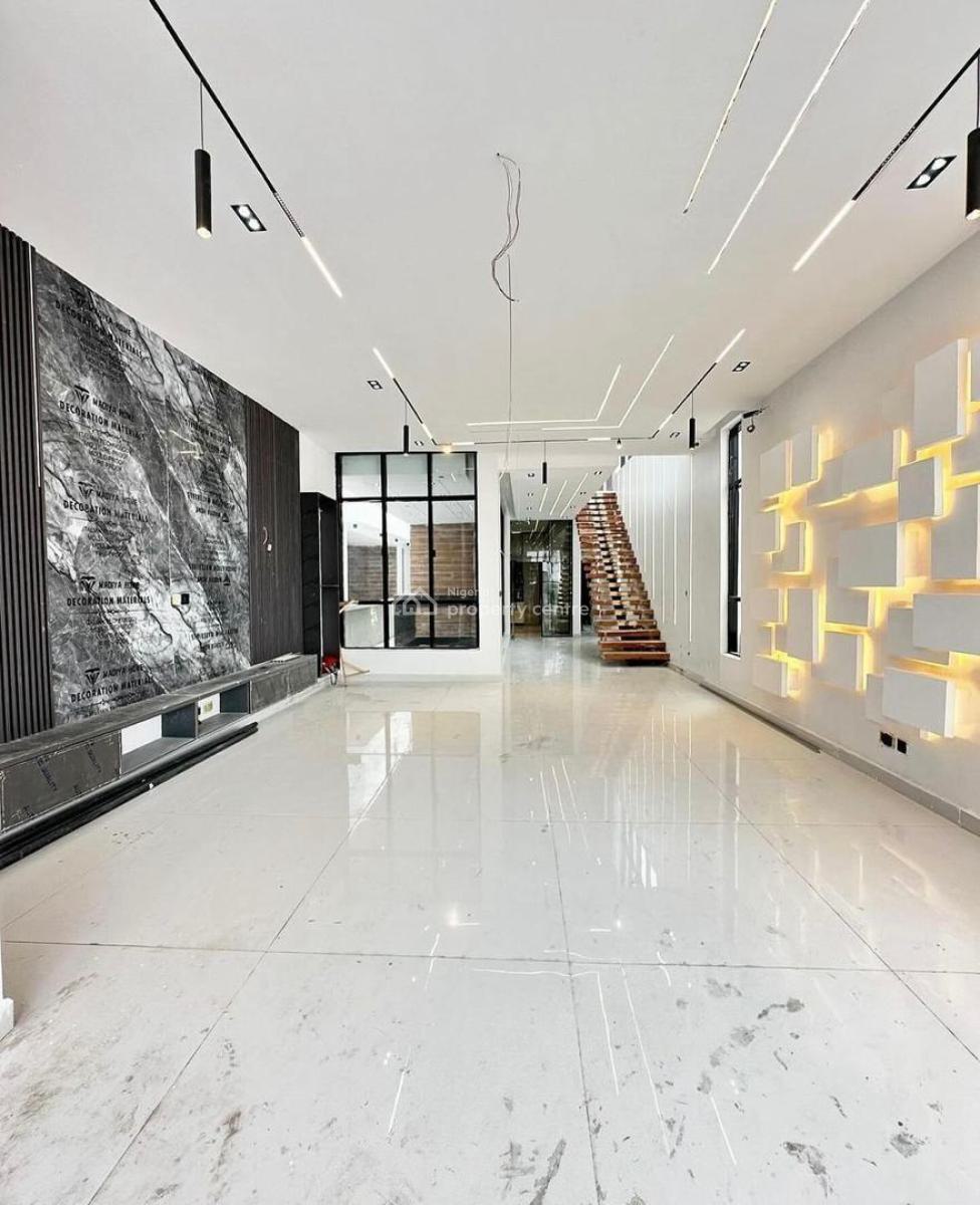 Contemporary 5 Bedroom Fully Detached Duplex with Bq & Swimming Pool, Chevron, Lekki, Lagos, Detached Duplex for Sale