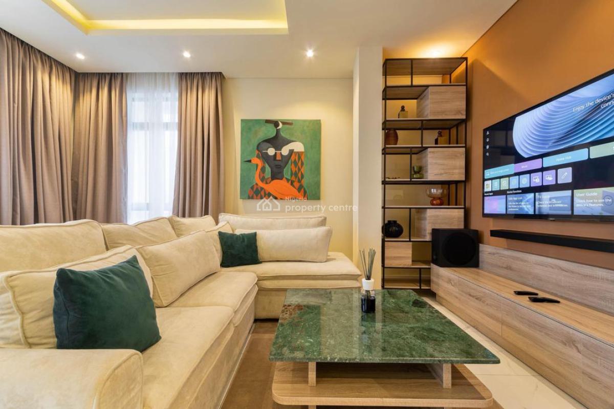 Spacious 1 Bedroom Penthouse with 2 Living Rooms and a Massive Balcony, Victoria Island (vi), Lagos, Flat / Apartment Short Let