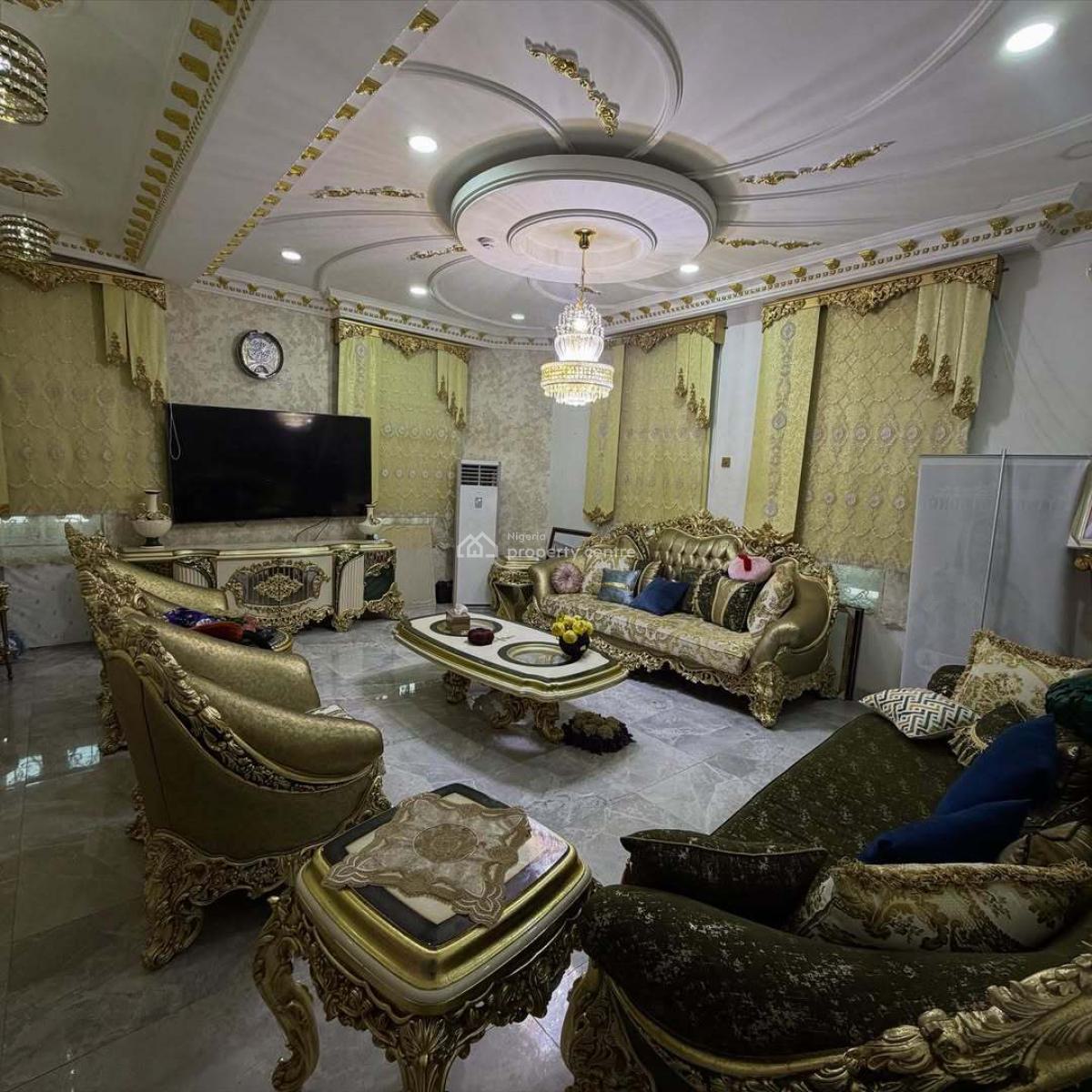 Luxury 7 Bedroom Mansion with Penthouse, Katampe Extension, Katampe, Abuja, Detached Duplex for Sale