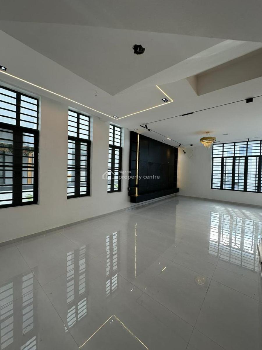 Luxury 5 Bedroom Detached Duplex W/ Bq, Cinema, Pool, Library, and a Rooftop, Chevron, Lekki, Lagos, Detached Duplex for Sale