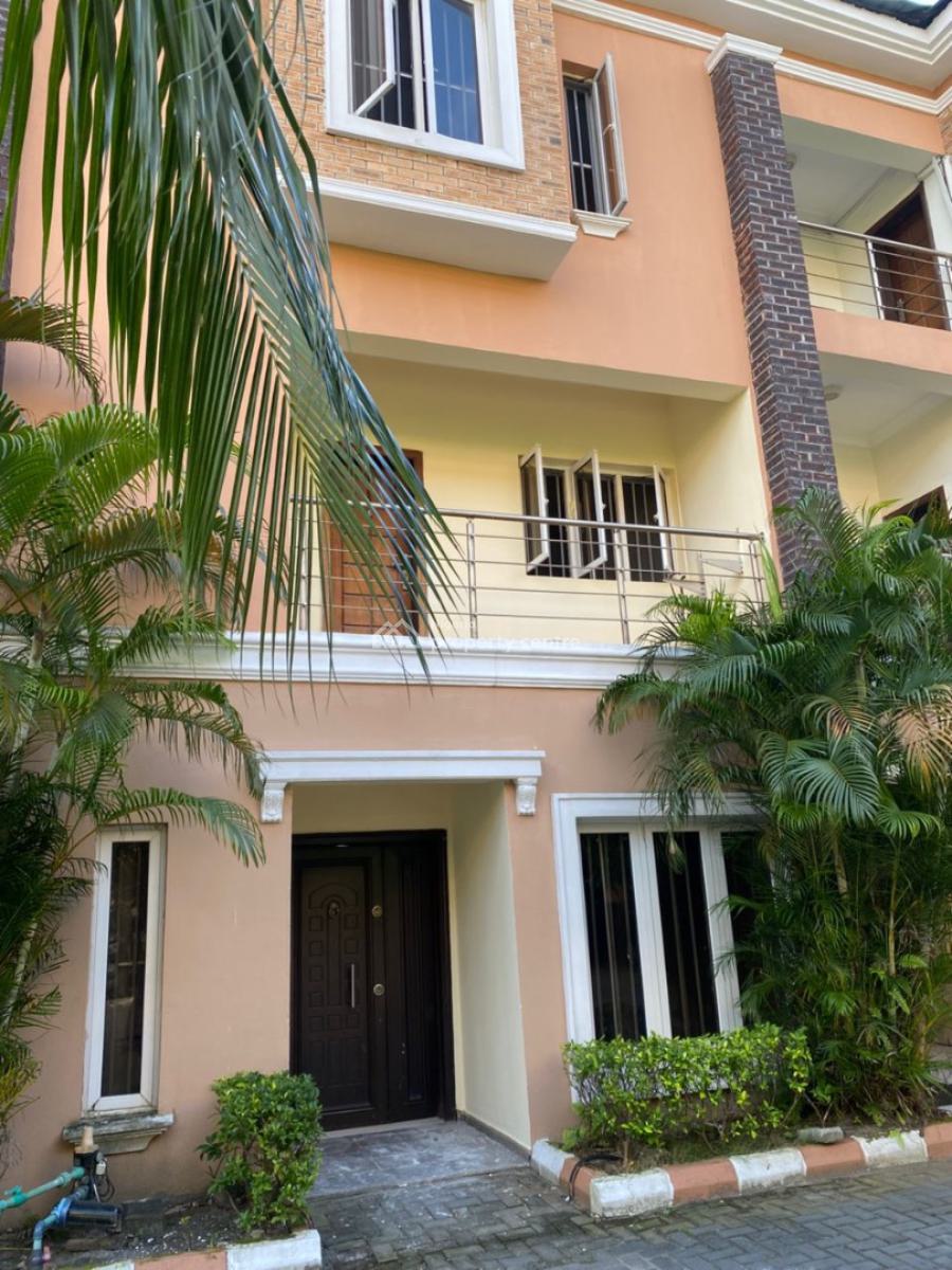 Luxury 4 Bedroom Terrace Duplex with Bq, Osapa, Lekki, Lagos, Terraced Duplex for Sale