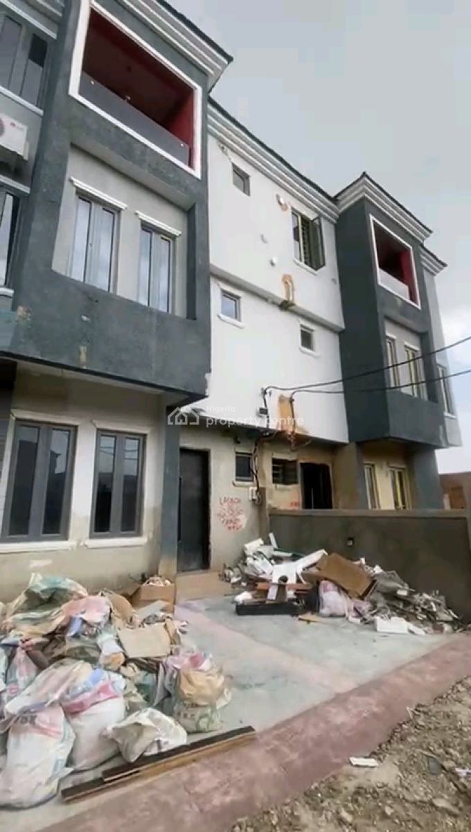 Newly Built 4 Bedroom Terrace Duplex with 2 Rooms Bq, Ifako, Gbagada, Lagos, Terraced Duplex for Sale