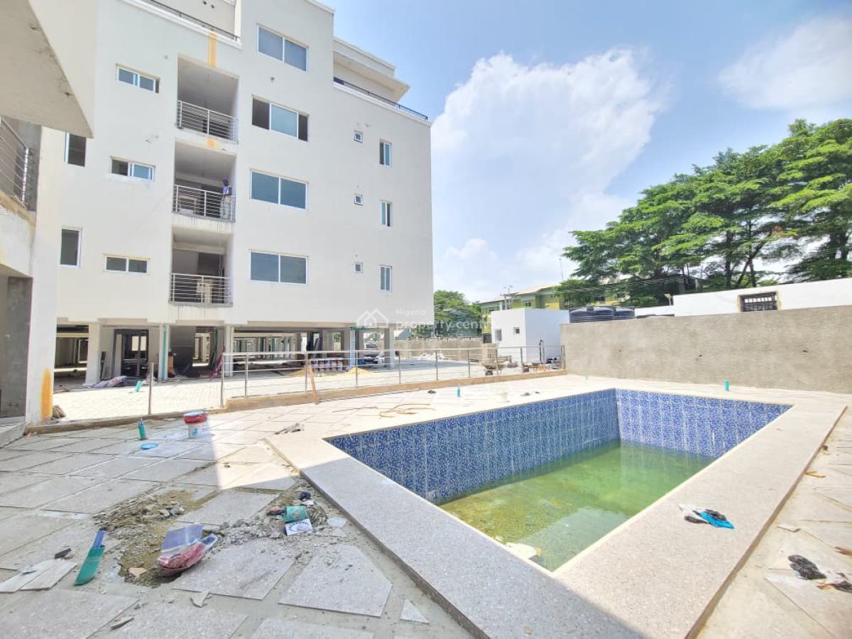 Massive 2 Bedroom Flat with Open Plan Kitchen and Swimming Pool, Salem, Ikate Right, Lekki, Lagos, Flat / Apartment for Sale