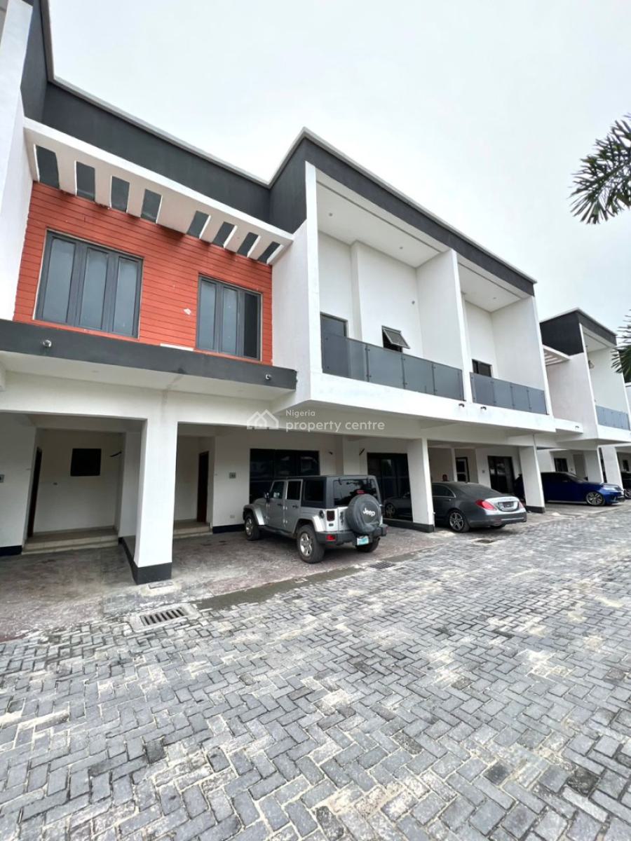 Fully Service 4 Bedroom Terrace Duplex, Ologolo, Lekki, Lagos, Terraced Duplex for Rent
