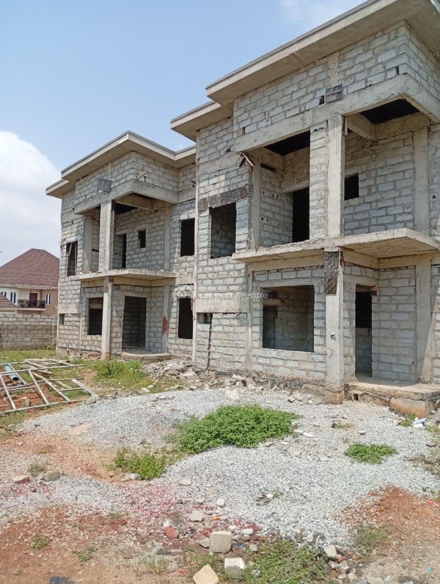 Carcass Level 4 Bedroom Terrace Duplex, Mbora (nbora), Abuja, Terraced Duplex for Sale