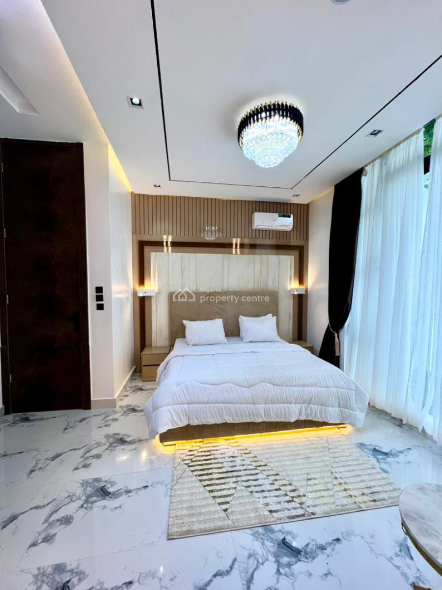 5 Bedrooms Fully Furnished Detatched with Bq, Chevron, Lekki, Lagos, Detached Duplex for Rent