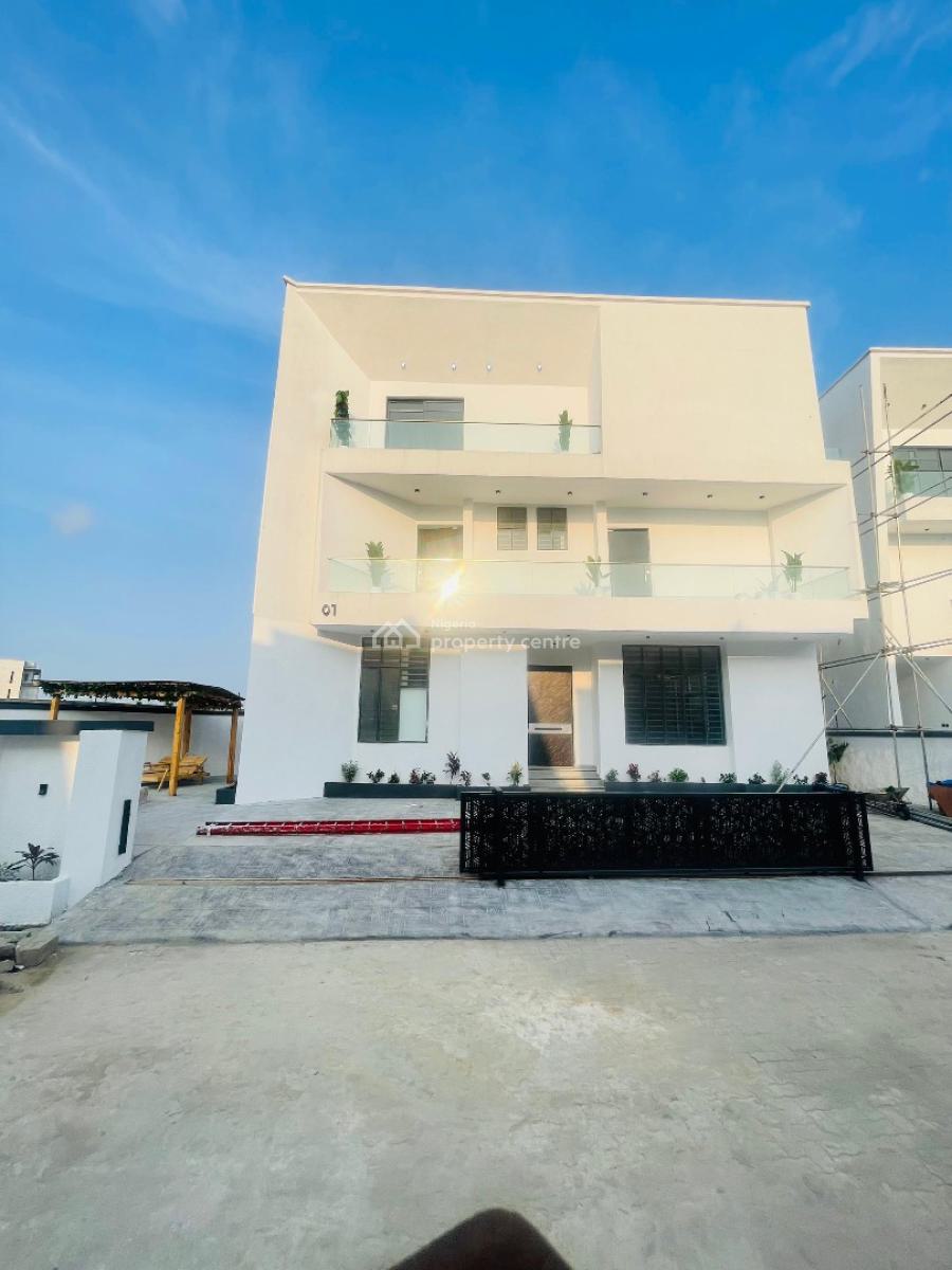 Pristine 5 Bedroom  Fully Detached with Bq and Smart Home in a Serene, Chevron, Lekki, Lagos, Detached Duplex for Sale