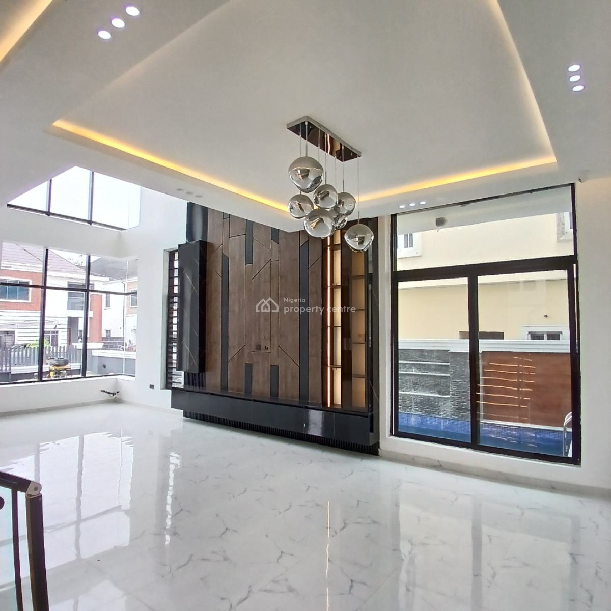 Aesthetically Pleasing 5 Bedroom Detached Duplex with Swimming Pool, Lekky County Homes, Ikota, Lekki, Lagos, Detached Duplex for Sale