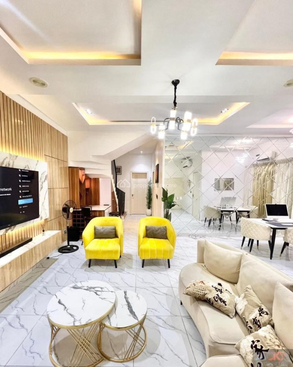 Standard Fully Furnished 4 Bedroom Semi Detached Home, Orchid Road, Lekki, Lagos, Detached Duplex for Sale