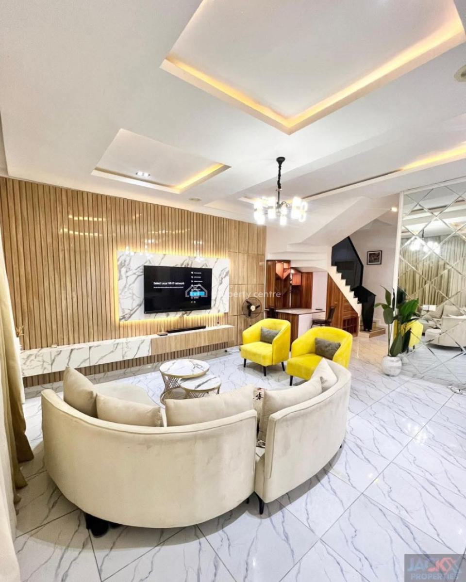 Standard Fully Furnished 4 Bedroom Semi Detached Home, Orchid Road, Lekki, Lagos, Detached Duplex for Sale