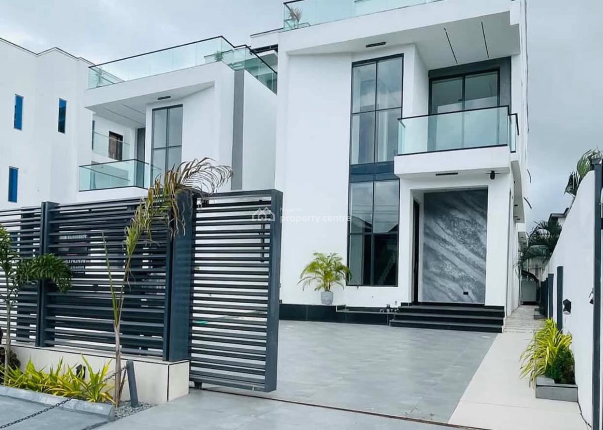 5 Bedroom Fully Detached Duplex with Bq, Chevron, Lekki, Lagos, Detached Duplex for Sale