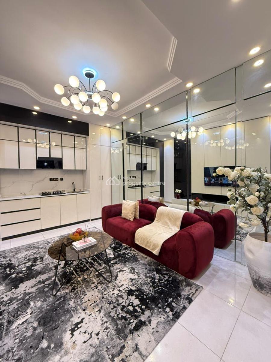 Maldives Beautiful 1 Bedroom Apartment with Private Cinema & Bath Tub, Osapa, Lekki, Lagos, Flat / Apartment Short Let