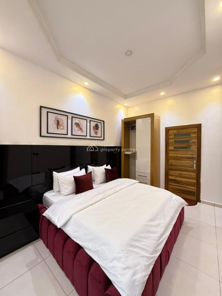 Maldives Beautiful 1 Bedroom Apartment with Private Cinema & Bath Tub, Osapa, Lekki, Lagos, Flat / Apartment Short Let