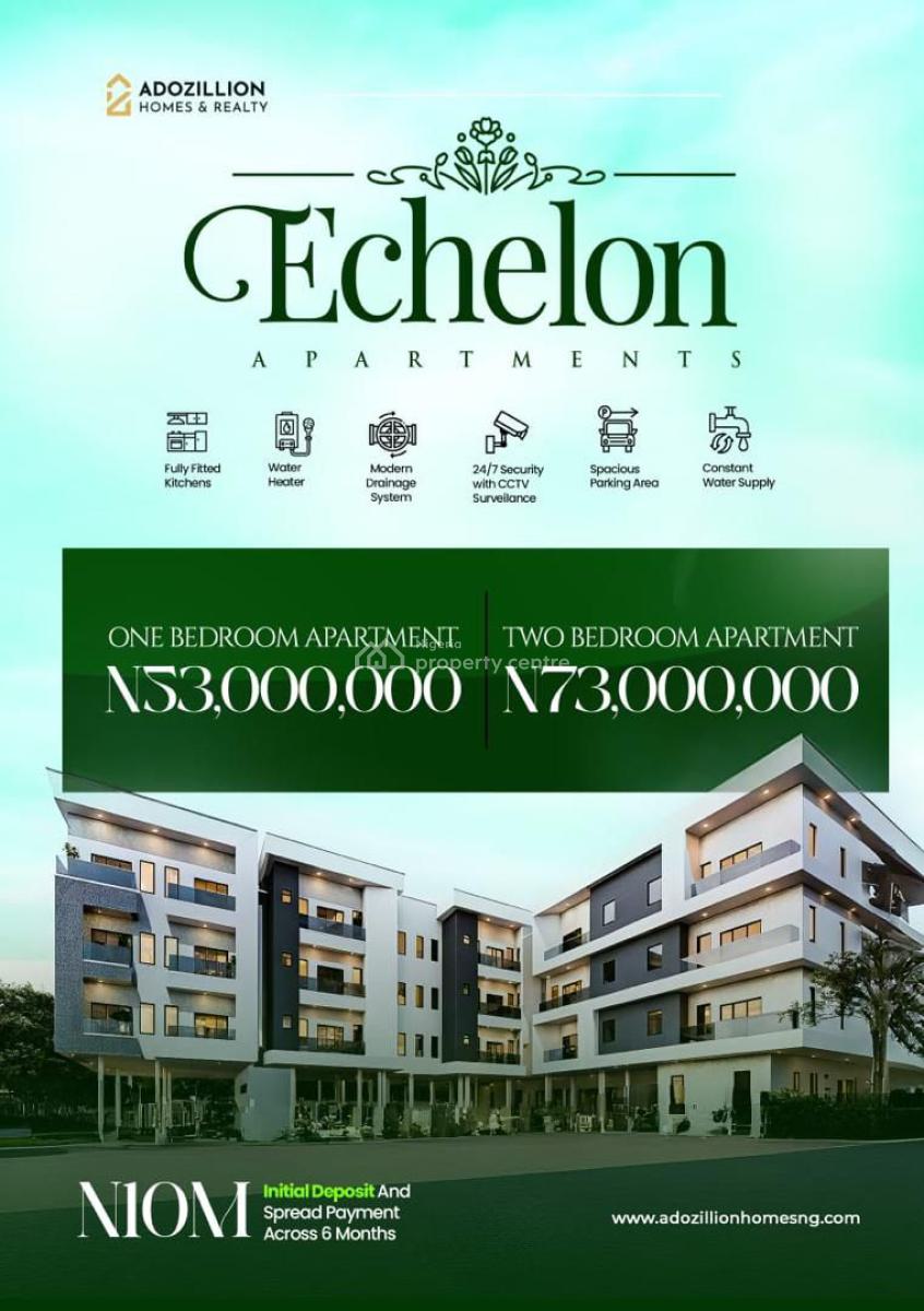 2 Bedroom Apartment, Awoyaya/de Echelon Apartment, Lekki, Lagos, Block of Flats for Sale